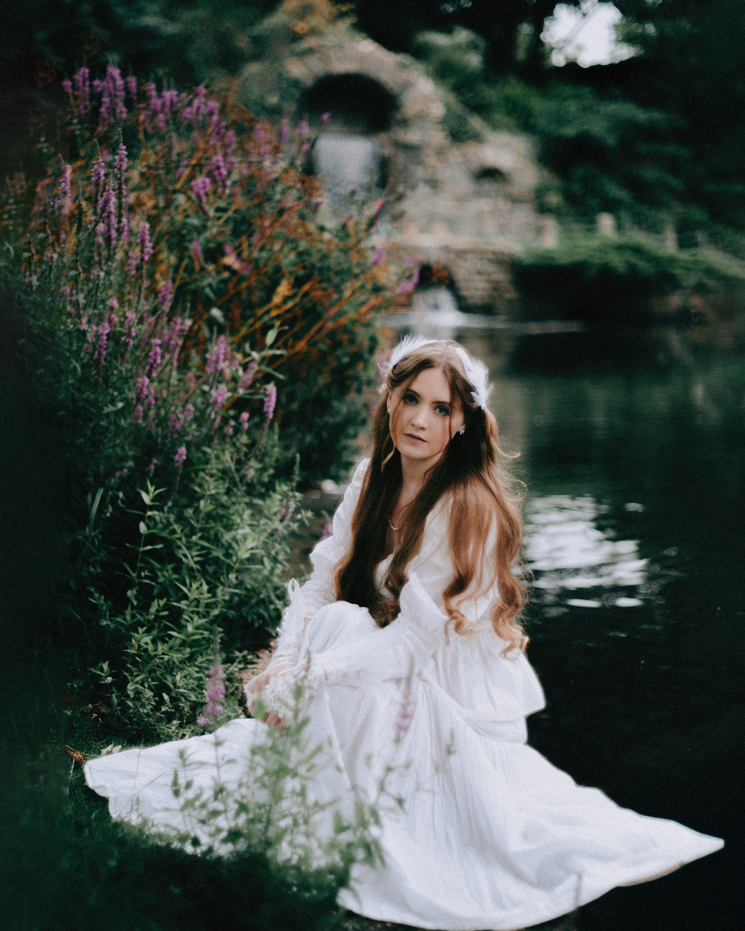 Swan Princess Portrait Photoshoot in London. Moth & Moss Photography