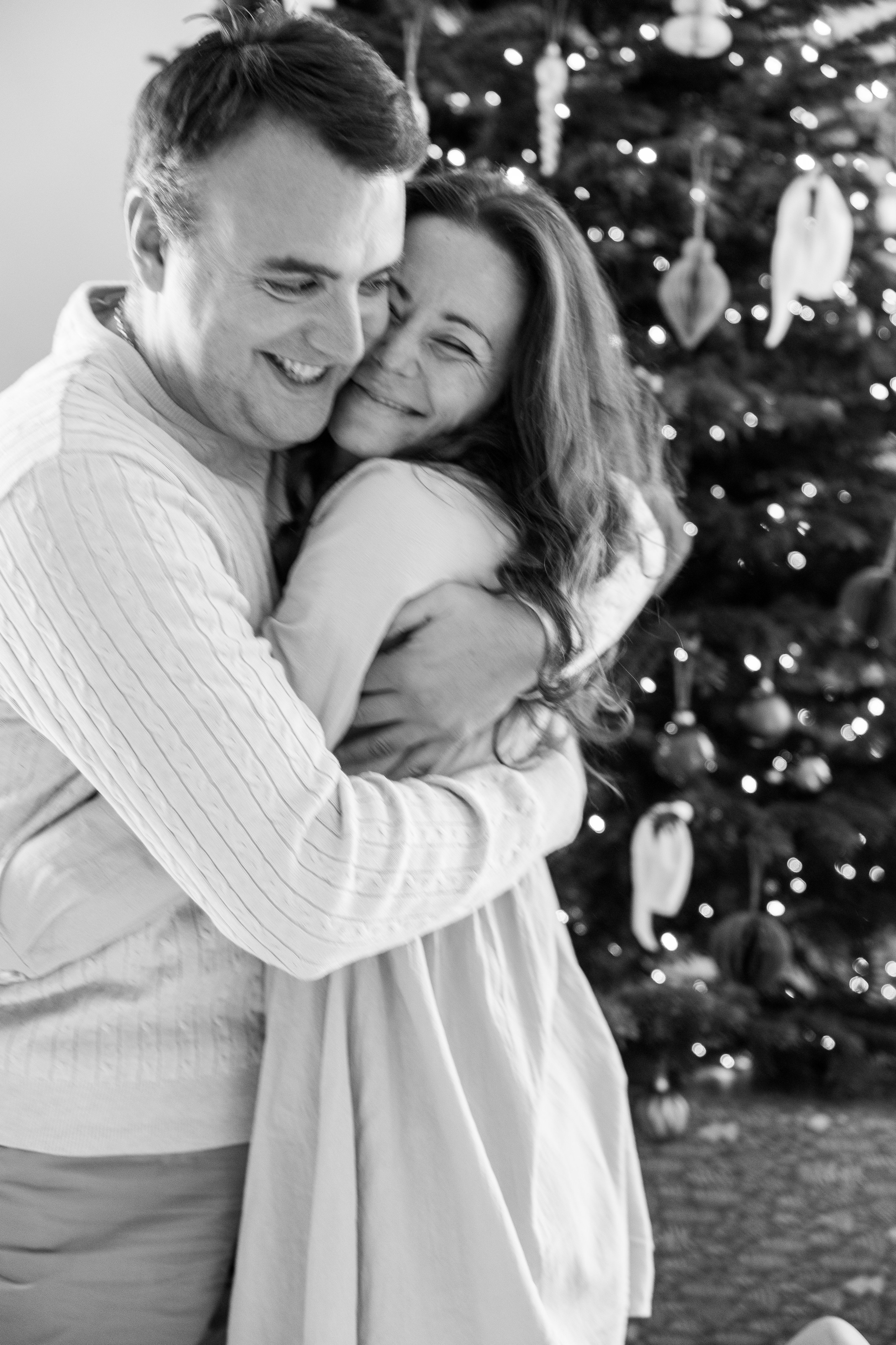 Parents' loving moment