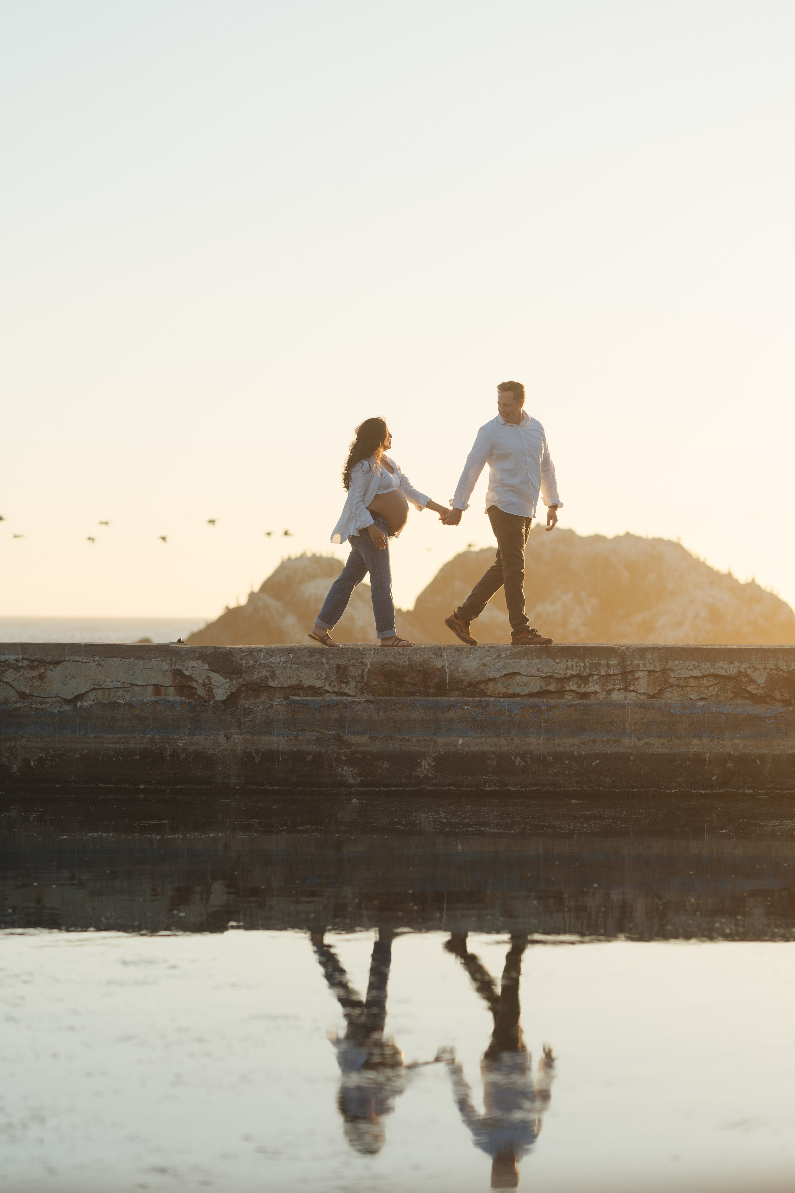 Deicy Maternity Session at Sutro Baths. Soulo Photography | San Francisco Bay Area Based Photographer