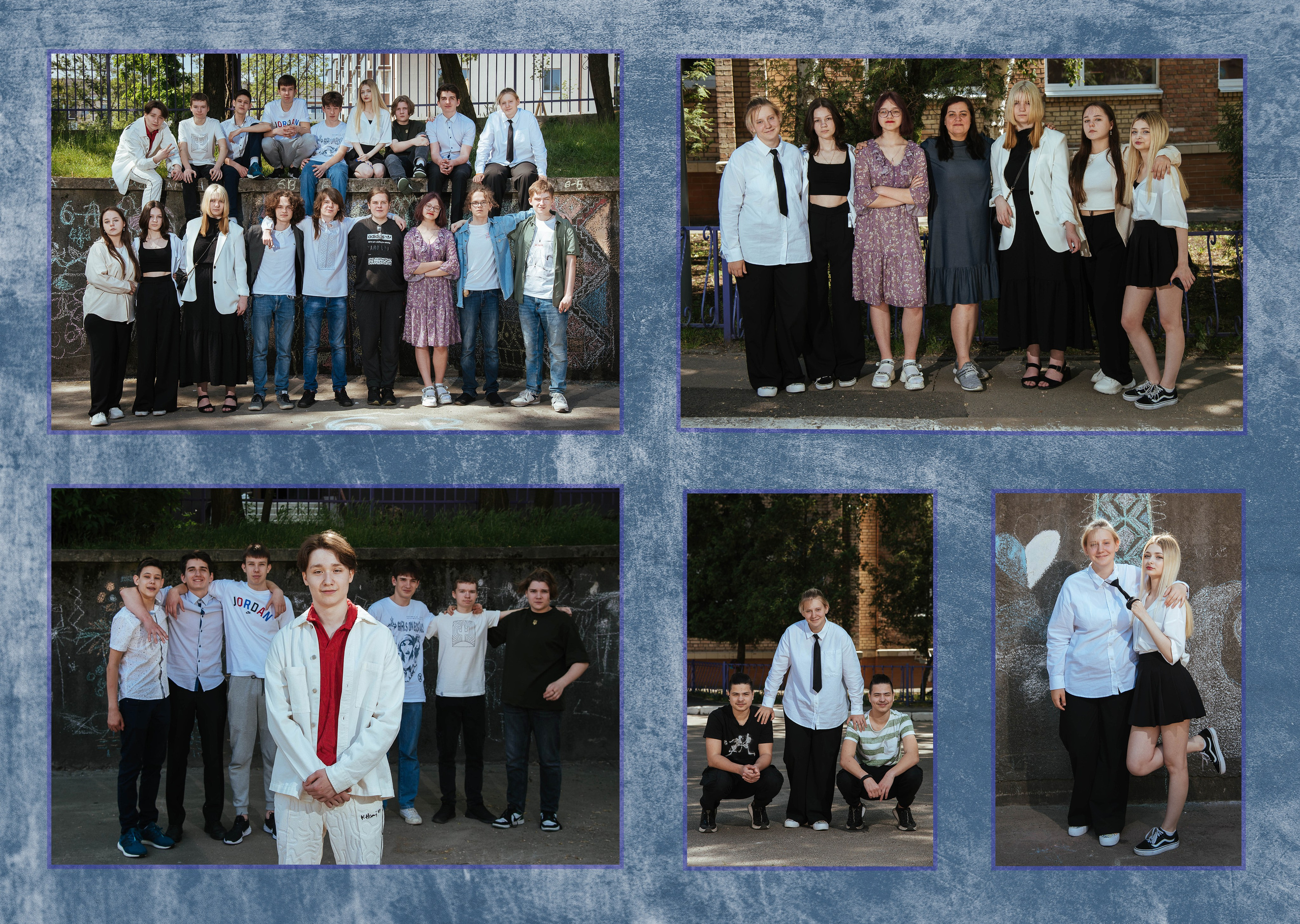 Дизайн «Мрамор». Для старших класів. Моменти