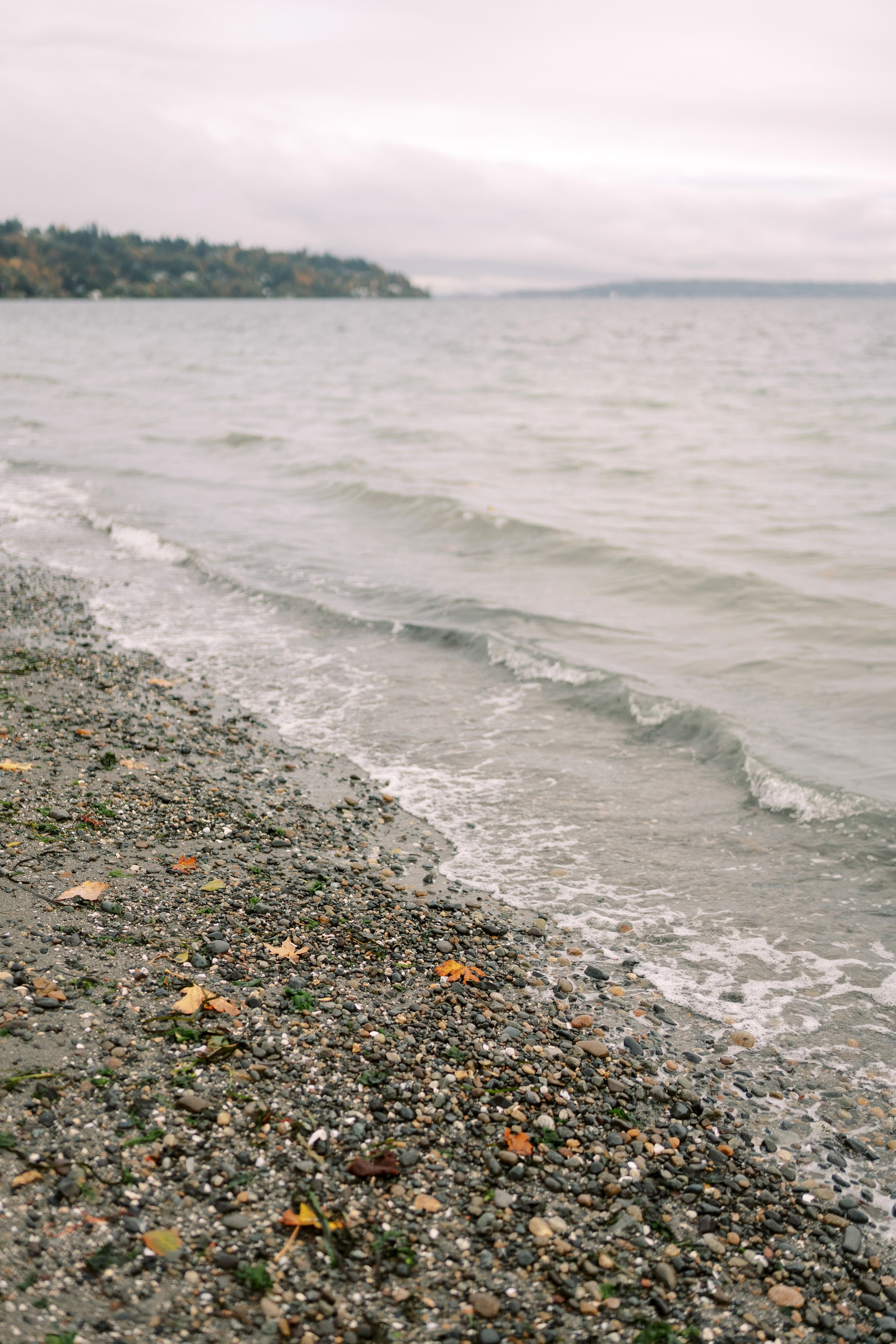 Proposal. December 2024. Alki Point Lighthouse, Washington state. EVAN ARISTOV WEDDING PHOTOGRAPHY — Seattle Wedding Photographer