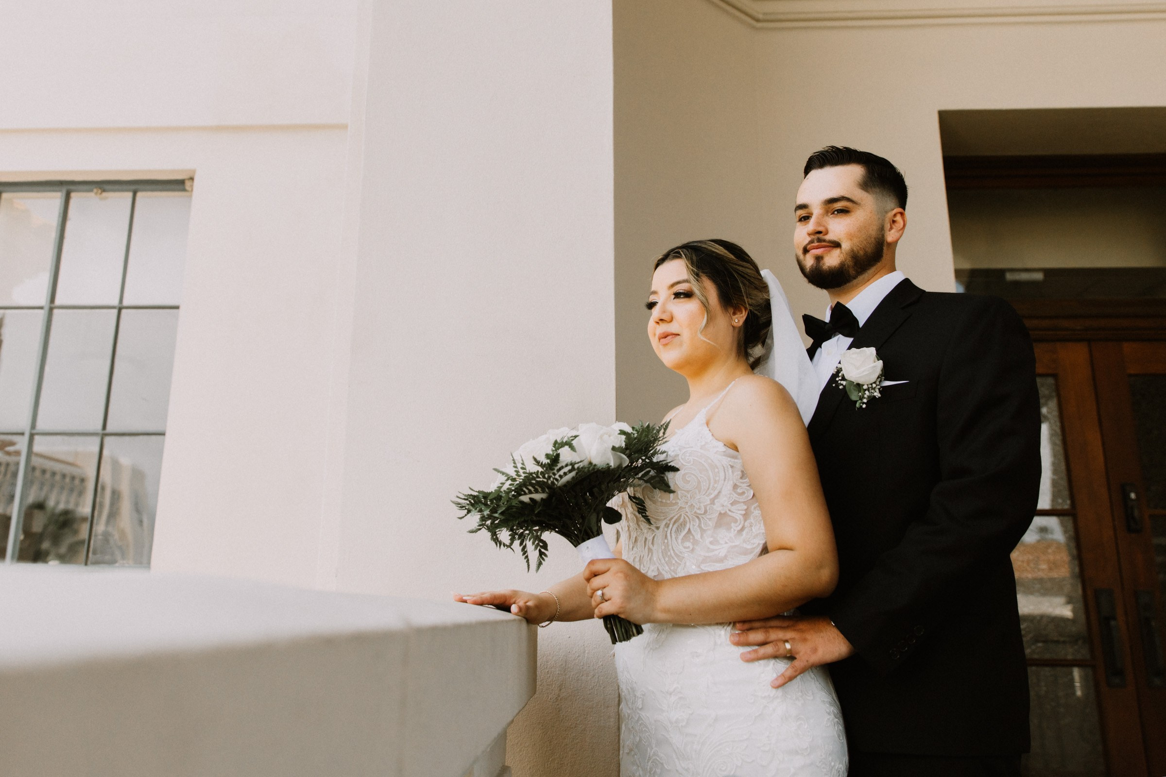 Elopement at Pasadena City Hall | Taya Frank. Southern California Family and Couple Photographer