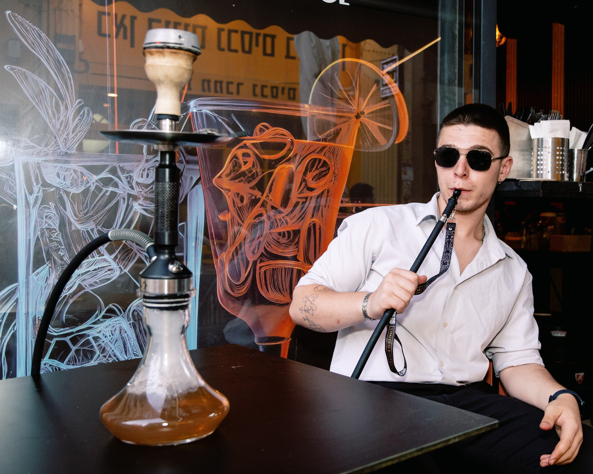 Контентная съемка для бара Focus. Портретный и репортажный фотограф в Израиле Рома Бирман