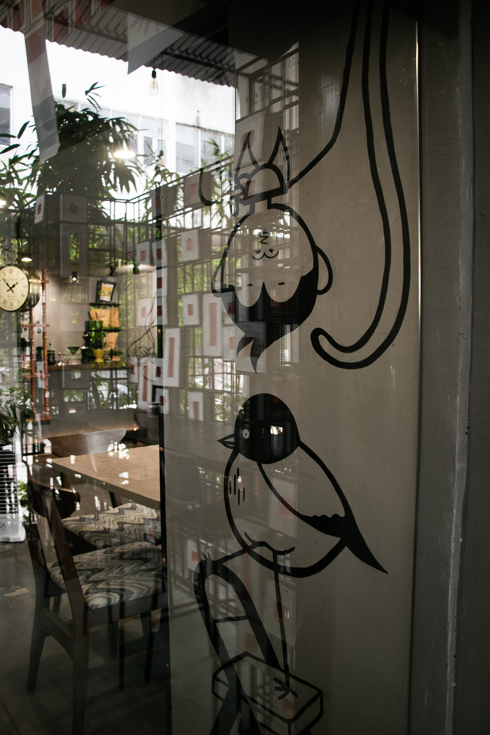 Nook Cafe Wall Mural Design