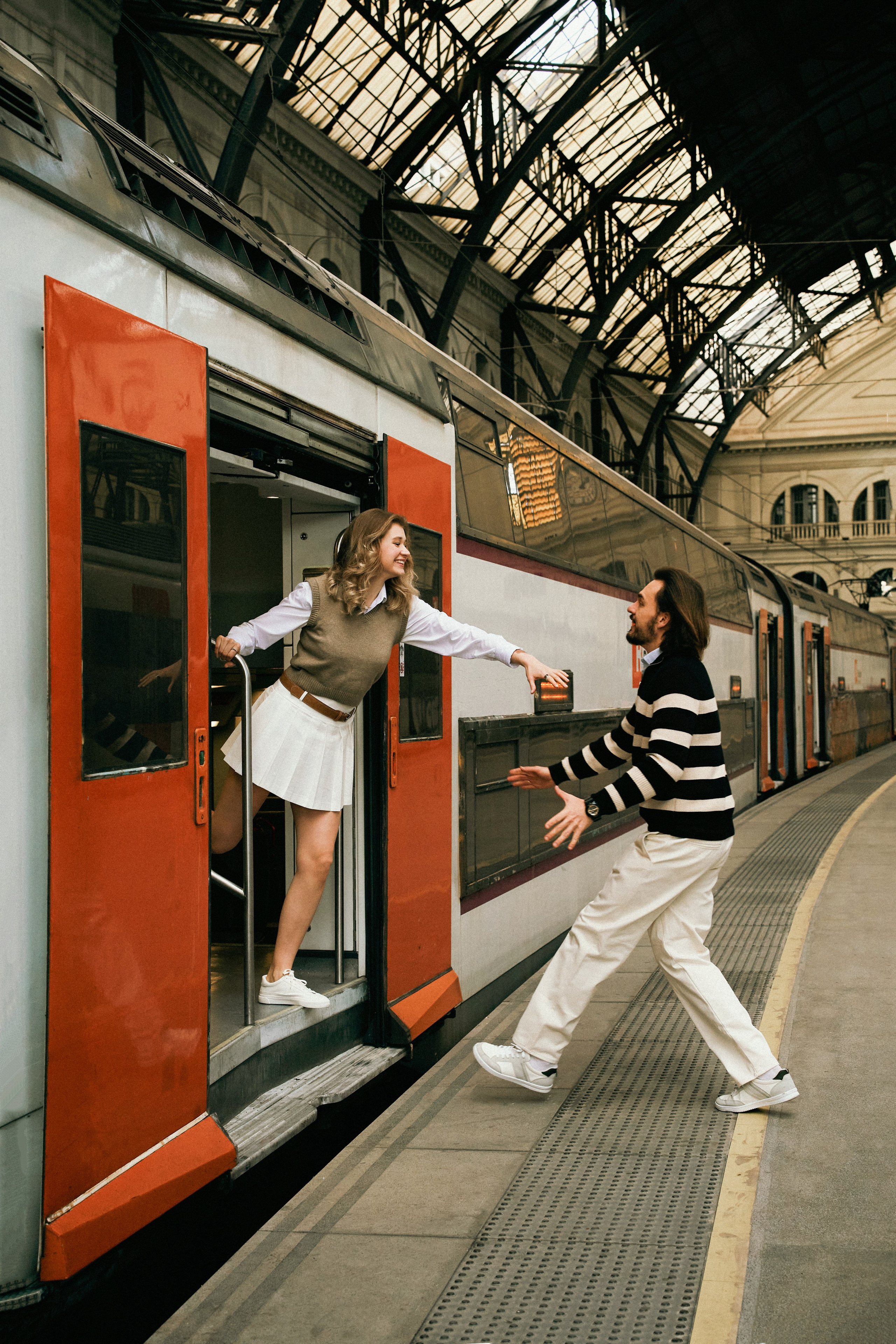 Тим и Кэт. Французский вокзал. Барселона. Фотограф в Барселоне Жанна Захарченко