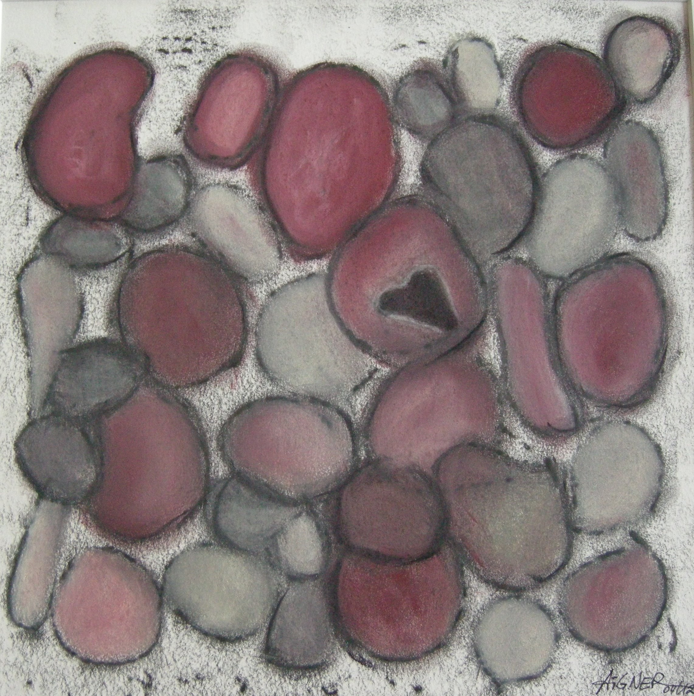 Herz-Stein 2012 - 40x40