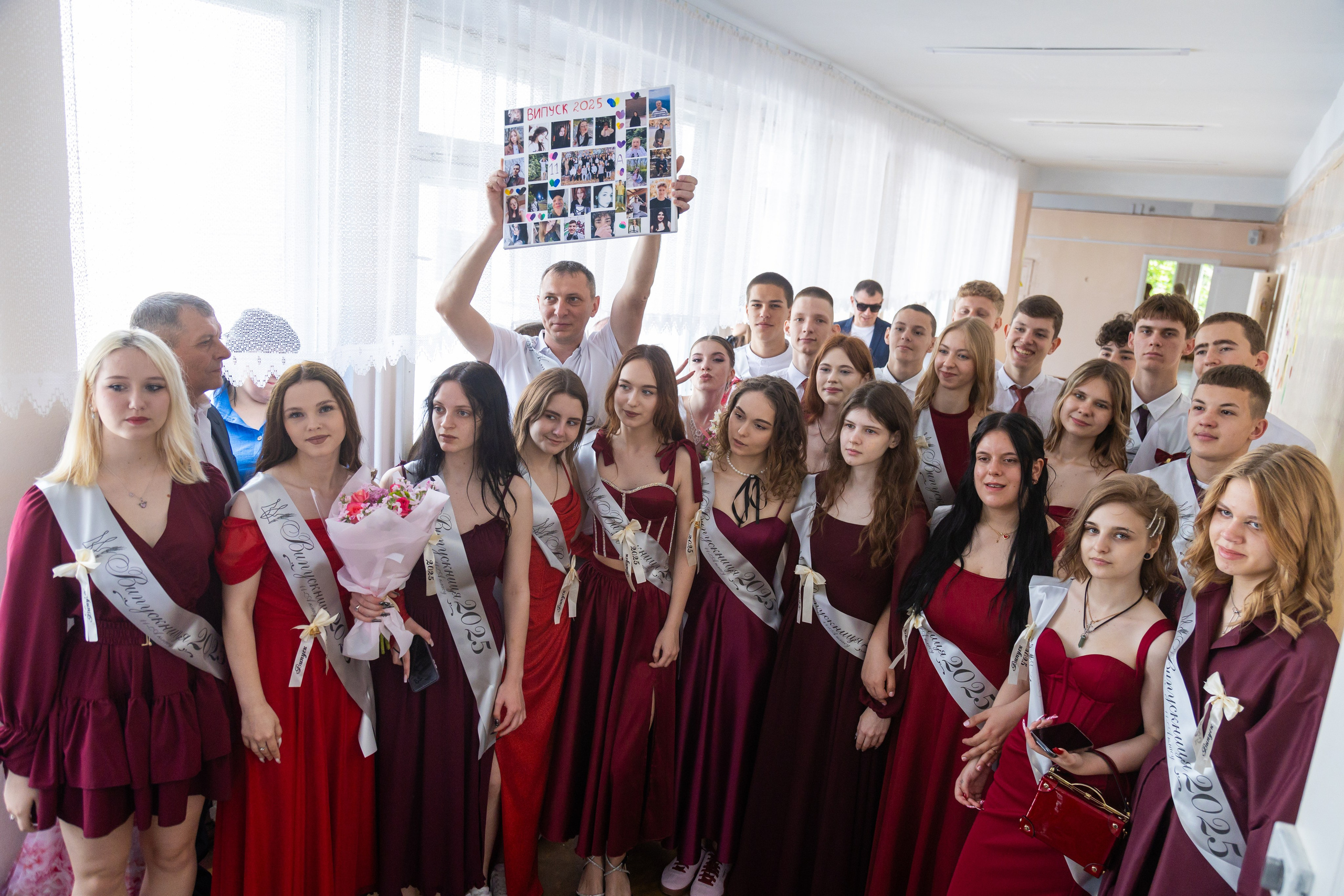 Пример фотосессии последний звонок и выпускной 11А, все в куче по очереди