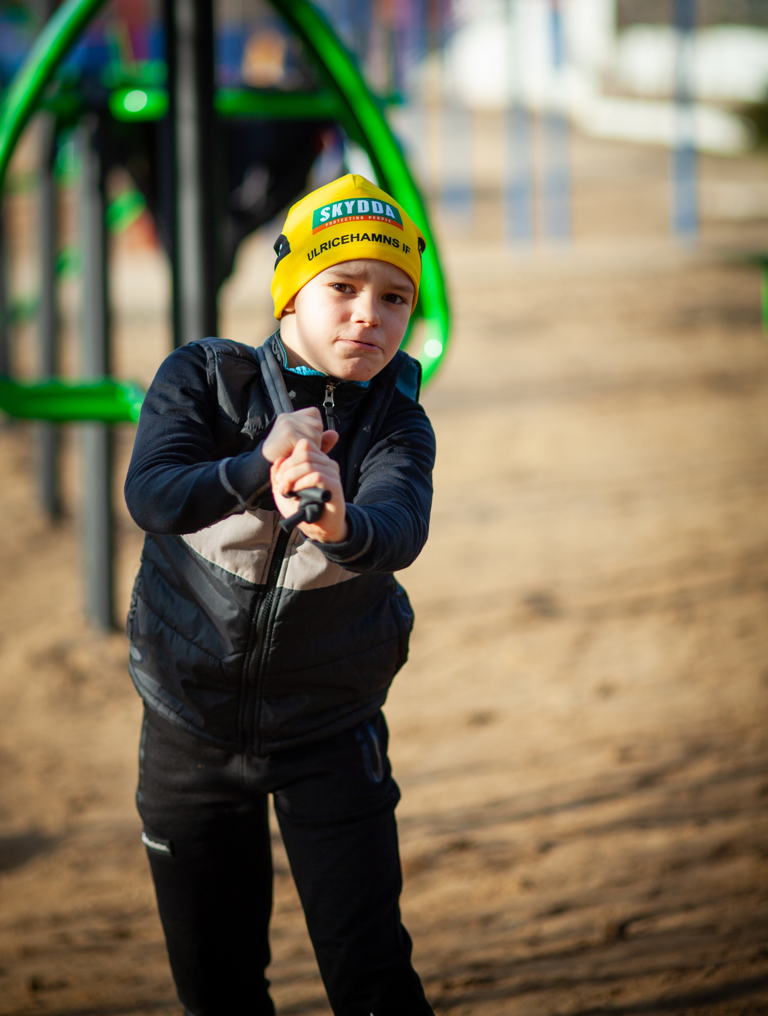 Мішка на тренируванні