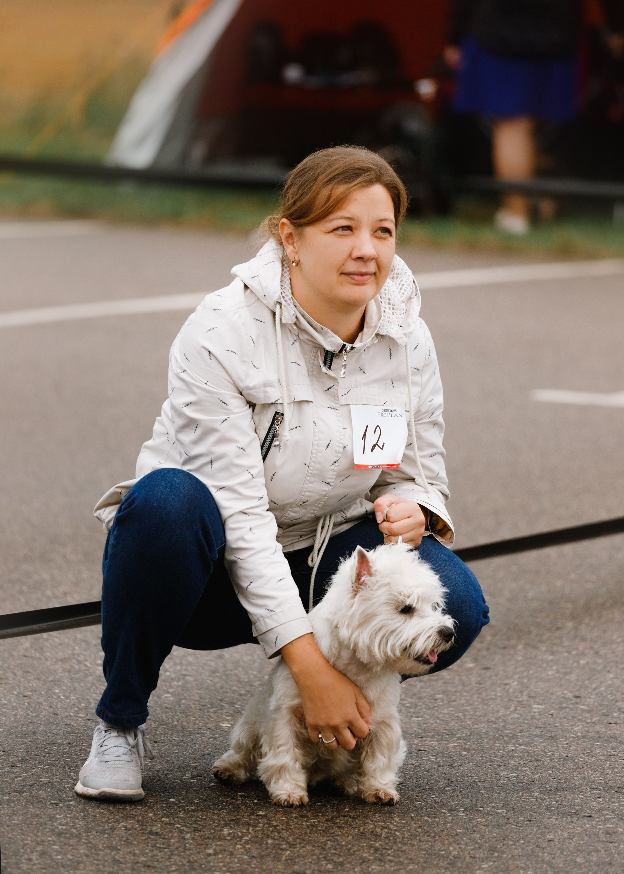 Rainy dog show in Grodno. Kaja | fotograf we Wrocławiu | ludzie i psy