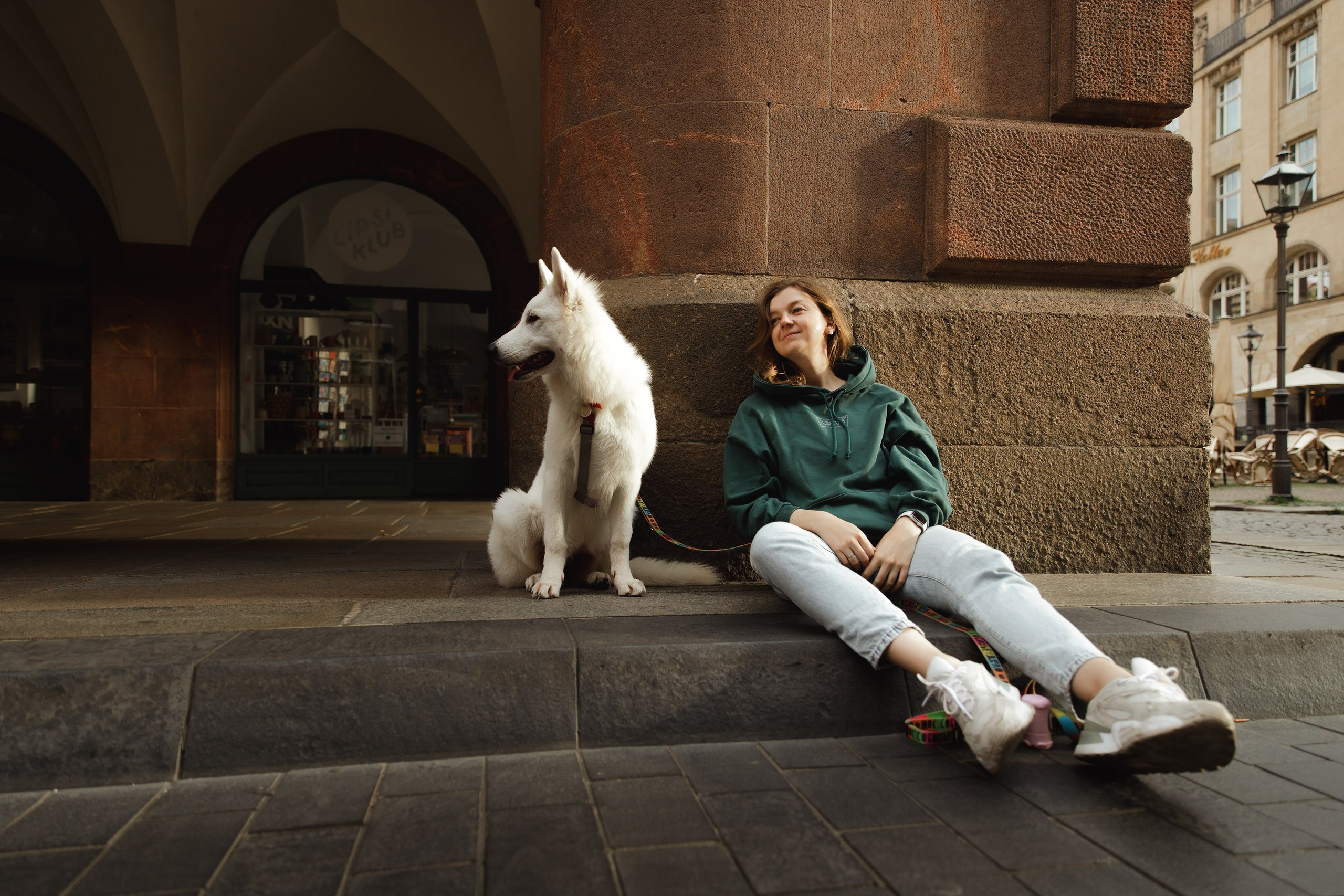 Astra in Leipzig. Kaja | fotograf we Wrocławiu | ludzie i psy