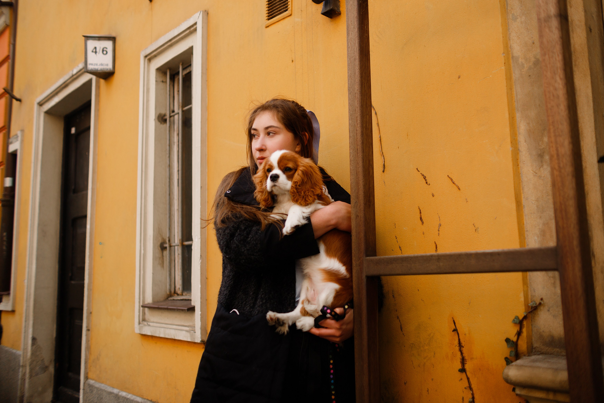 Uliana i Franklin. Kaja | fotograf we Wrocławiu | ludzie i psy