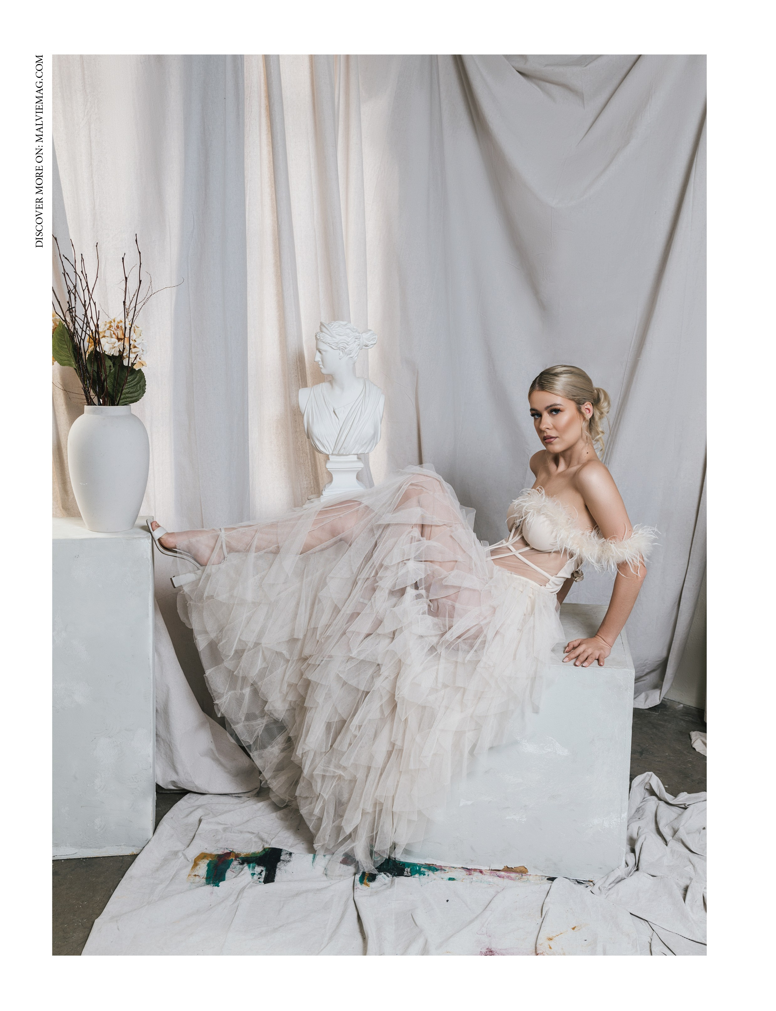 MALVIE. Professional high end photo retoucher Olha Kompaniiets