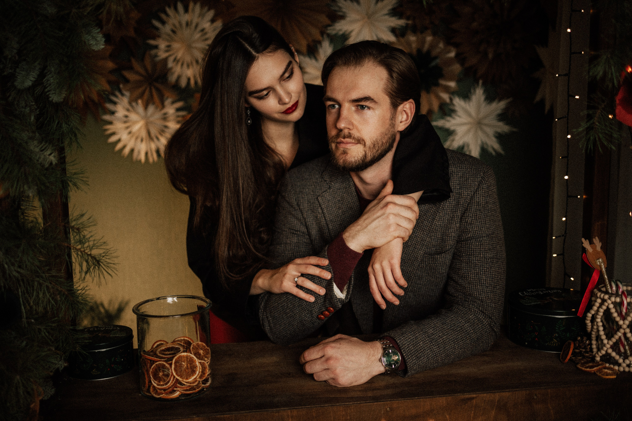 Christmas photoshoot. Destination wedding and fashion photographer in Riga Igor Davidovich