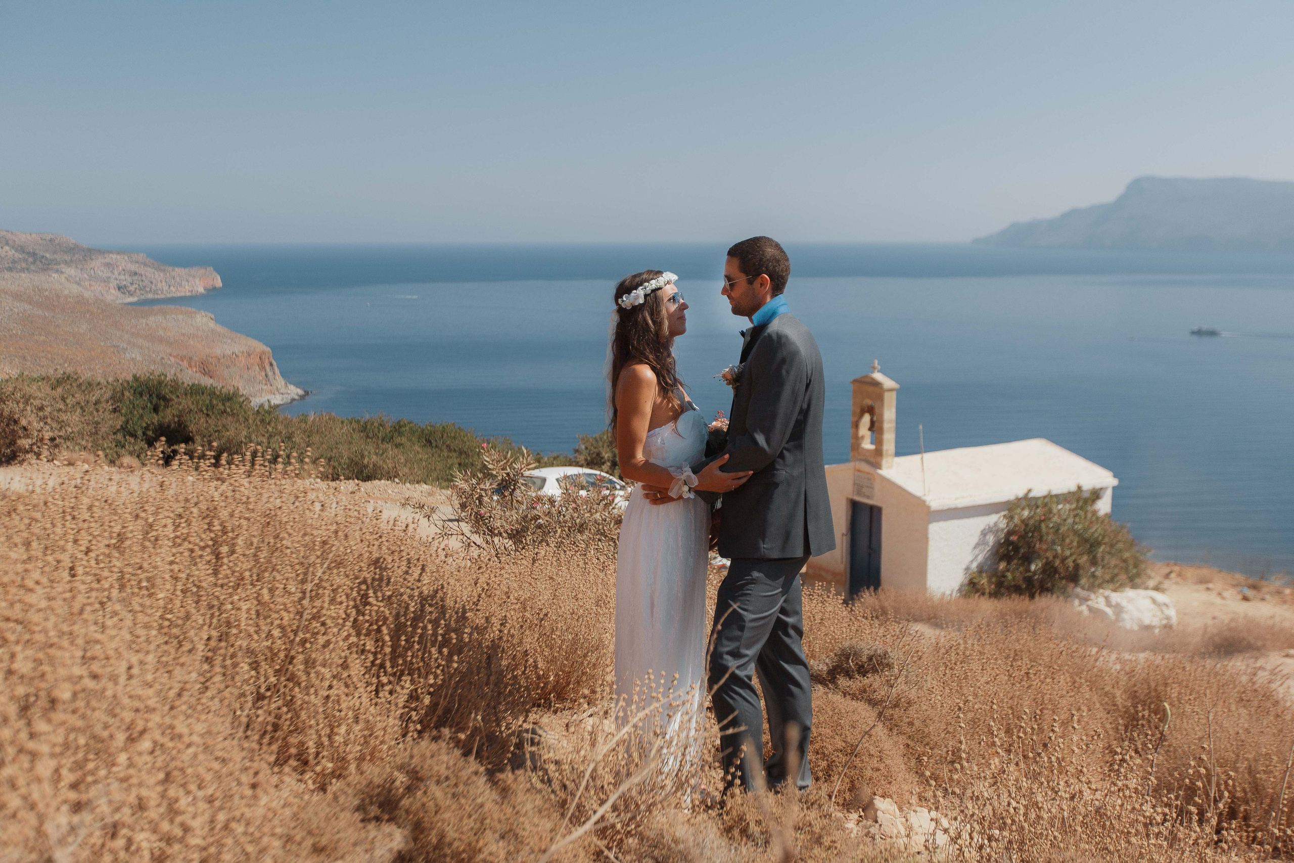 Marino & Steffi, Crete. Denny Savon — Photographer in Santorini | Weddings, Love Stories & Flying Dress