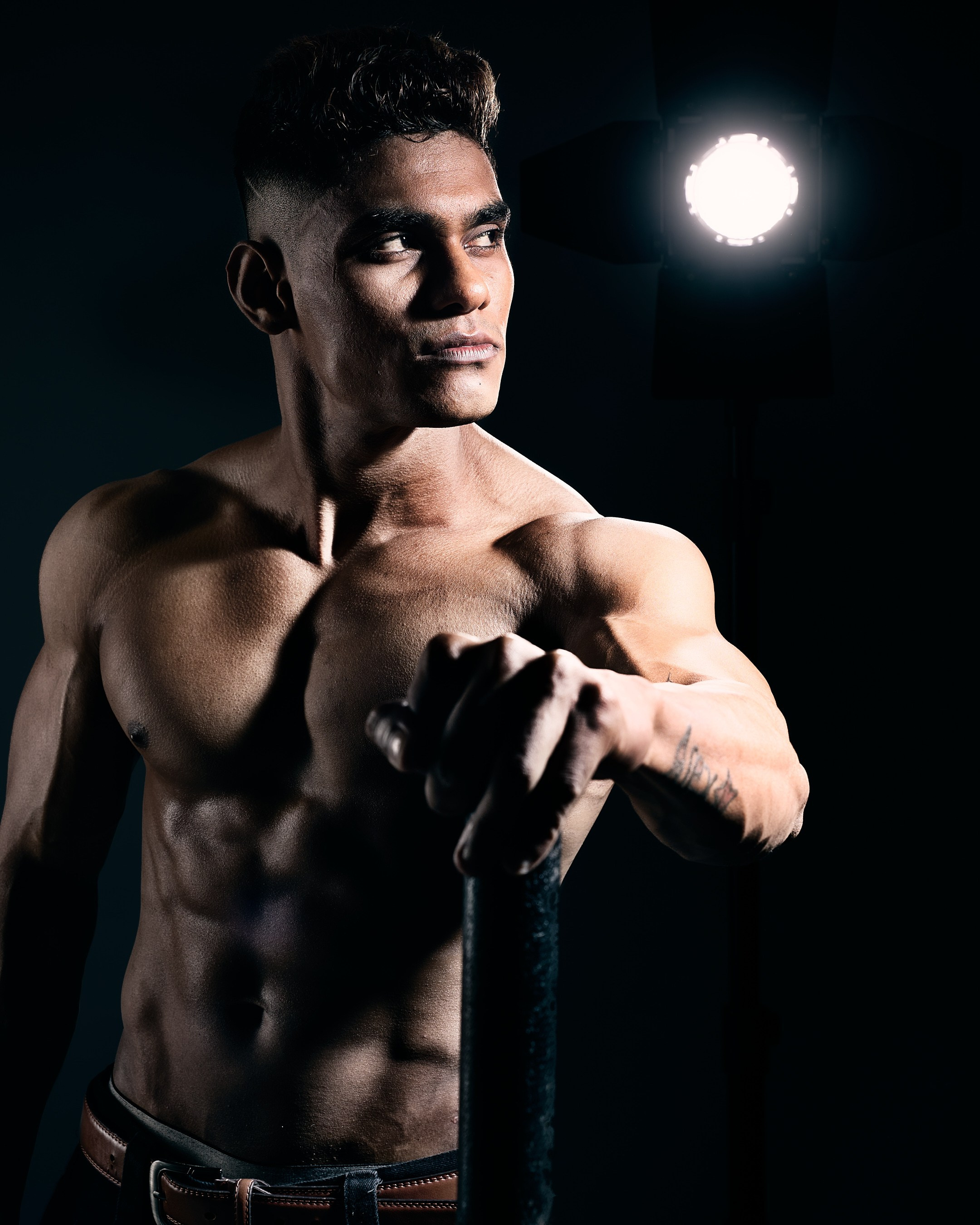 Bodybuilding Fitness Portrait in Chennai