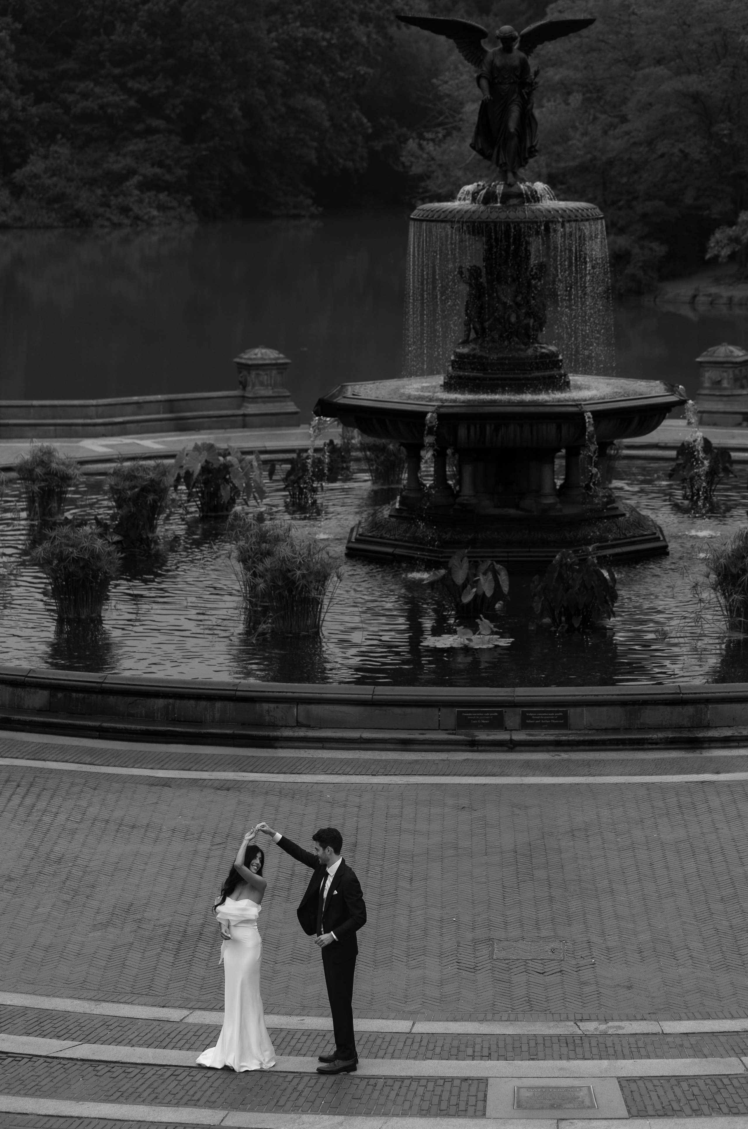 Engagement in Central Park. Photographer Anastasia Nagibina