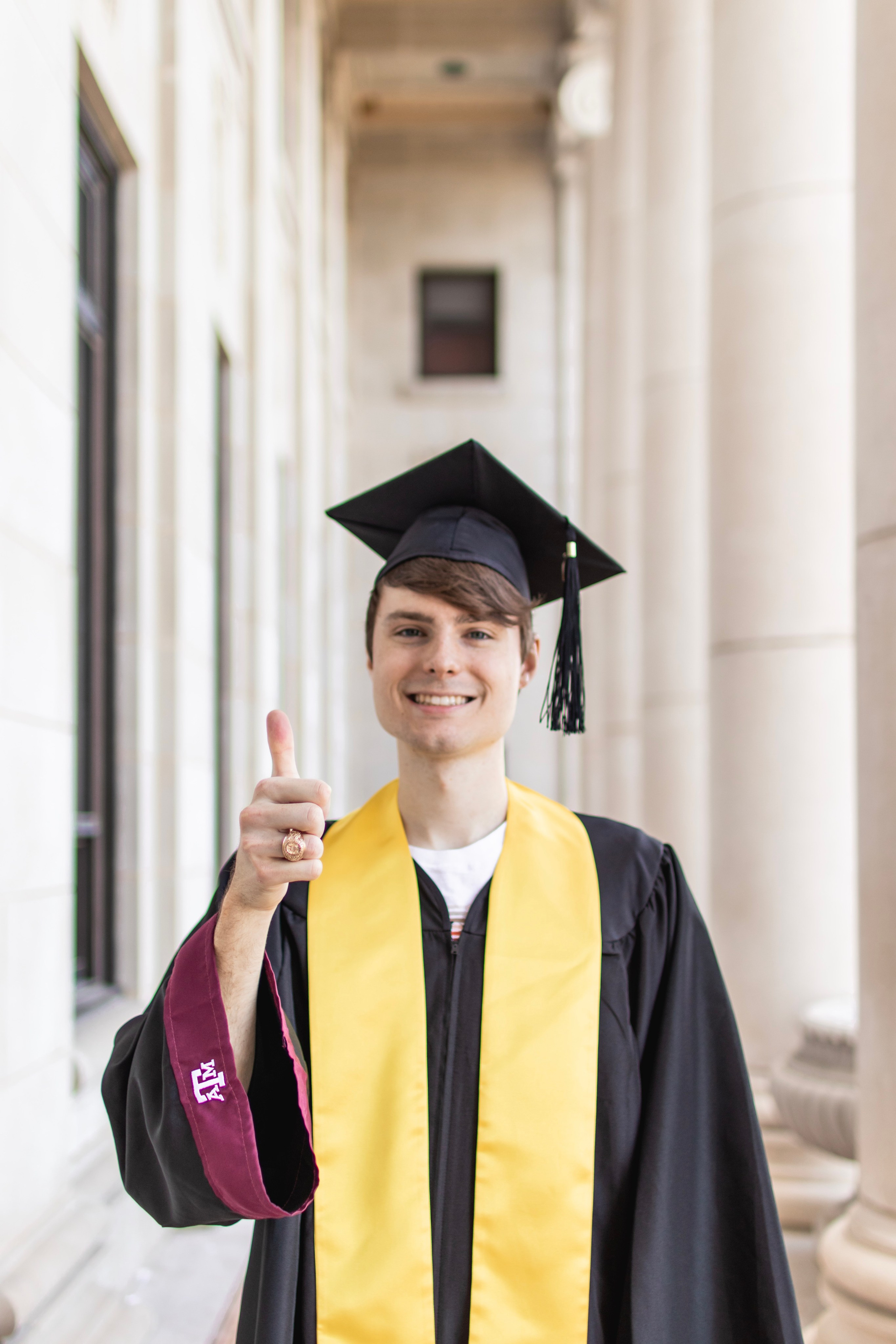 Tyler’s senior photoshoot at Texas A&M University