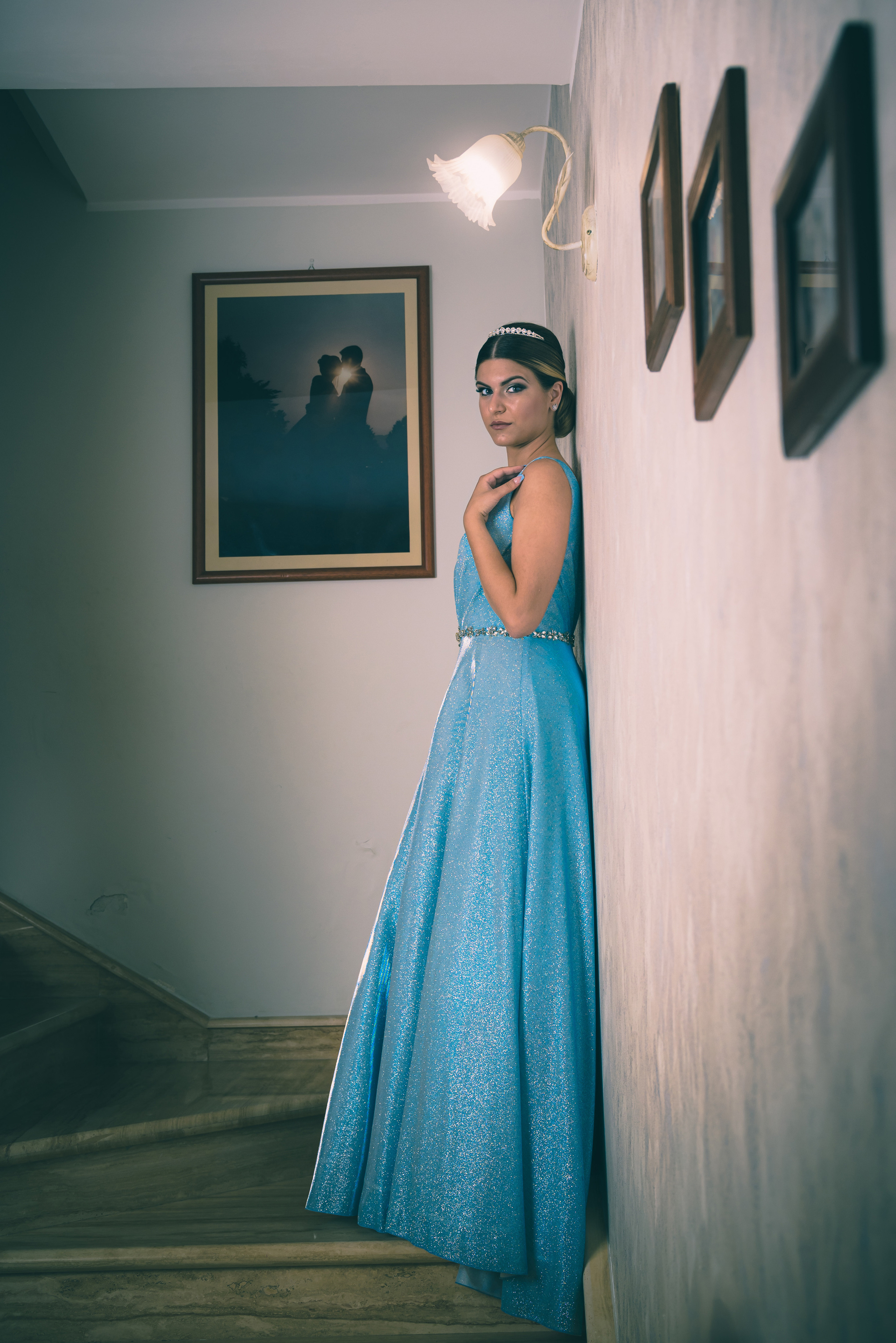 Giulia 18 anni. Sessione fotografica a casa. Fotografo di famiglia