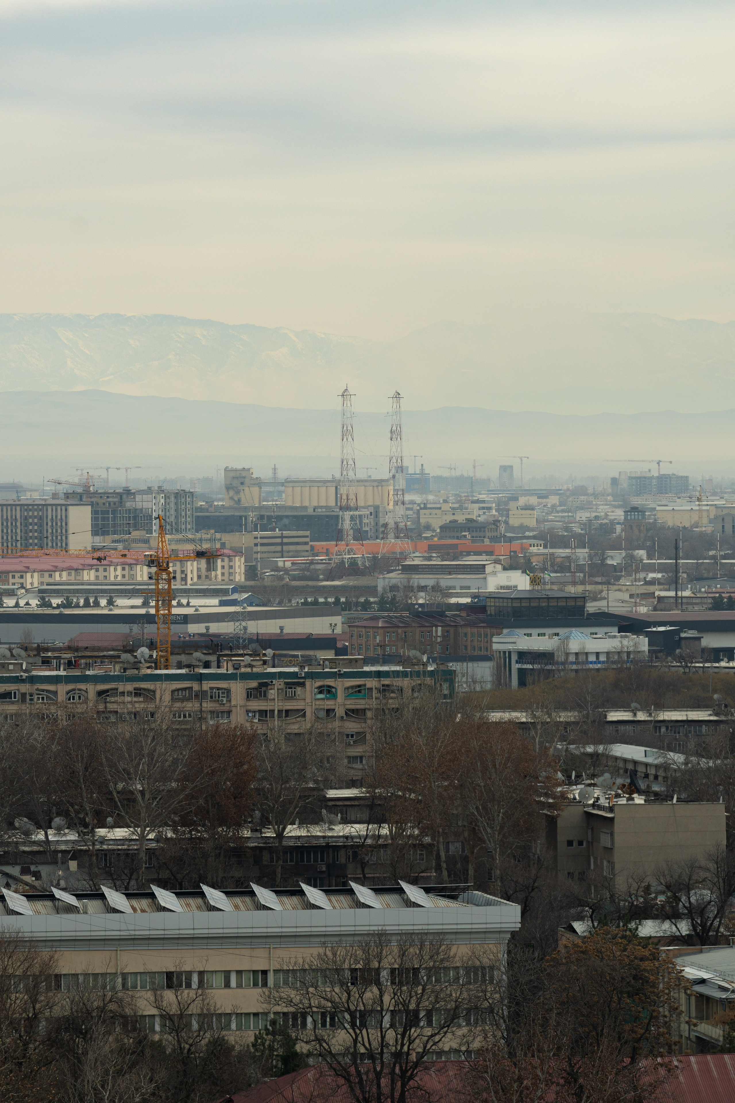 Смог в Ташкенте или Взгляд на город с высоты птичьего полета. Георгий Намазов | Фотограф в Ташкенте