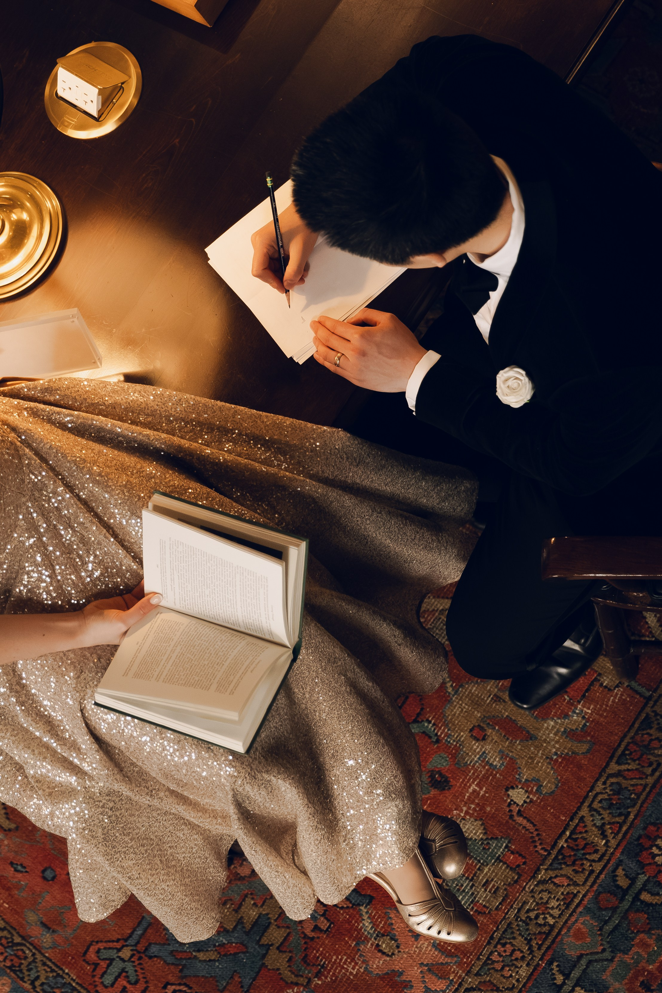 Engagement Session In Boston Athenaeum