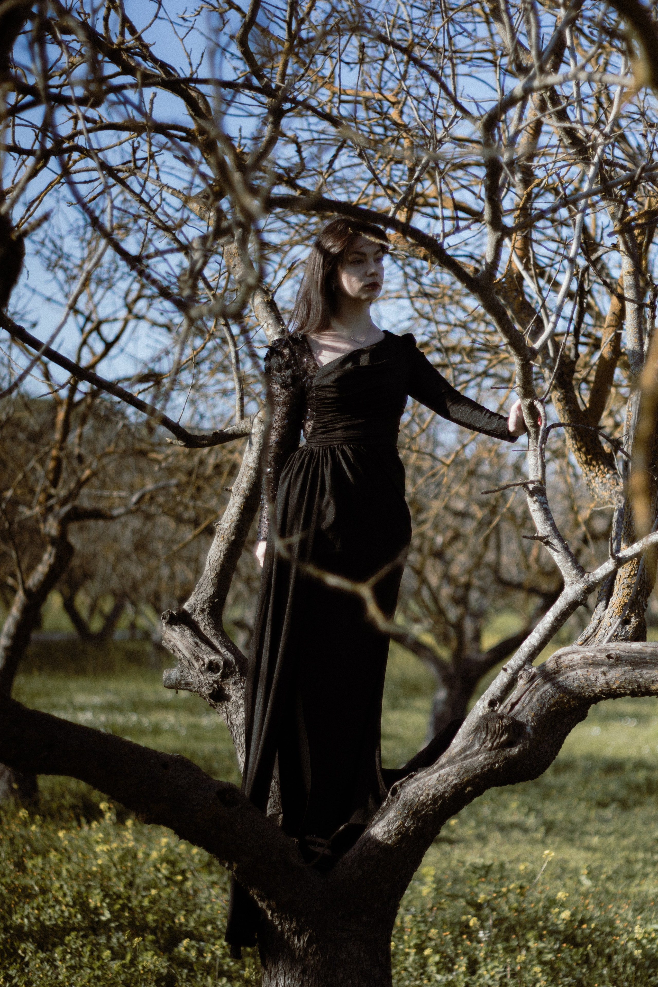 Daria in Gothic Style. Photographer in Greece Kristina