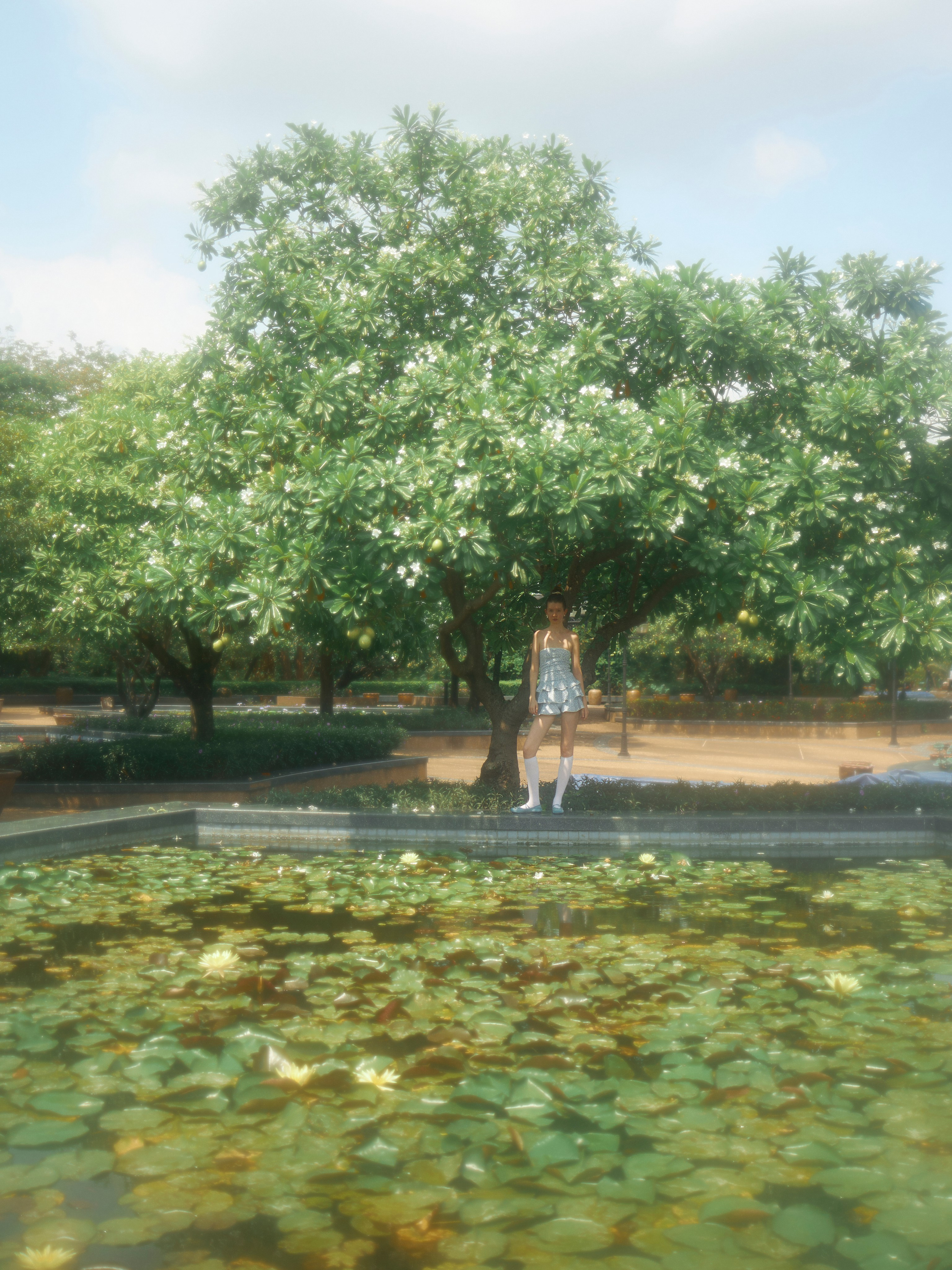 Test shoot in Chatuchak. Stylist