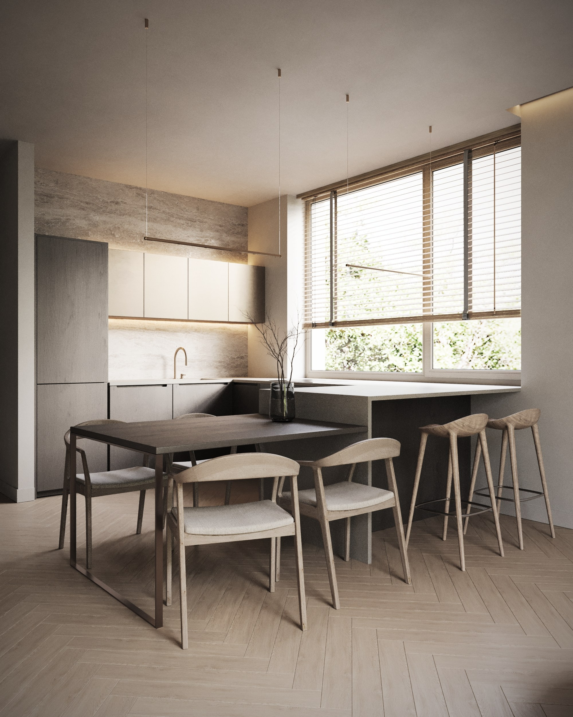 Small house in Lithuania / Interjero Dizainas. Interior designer / visualizer Lisa Oputina