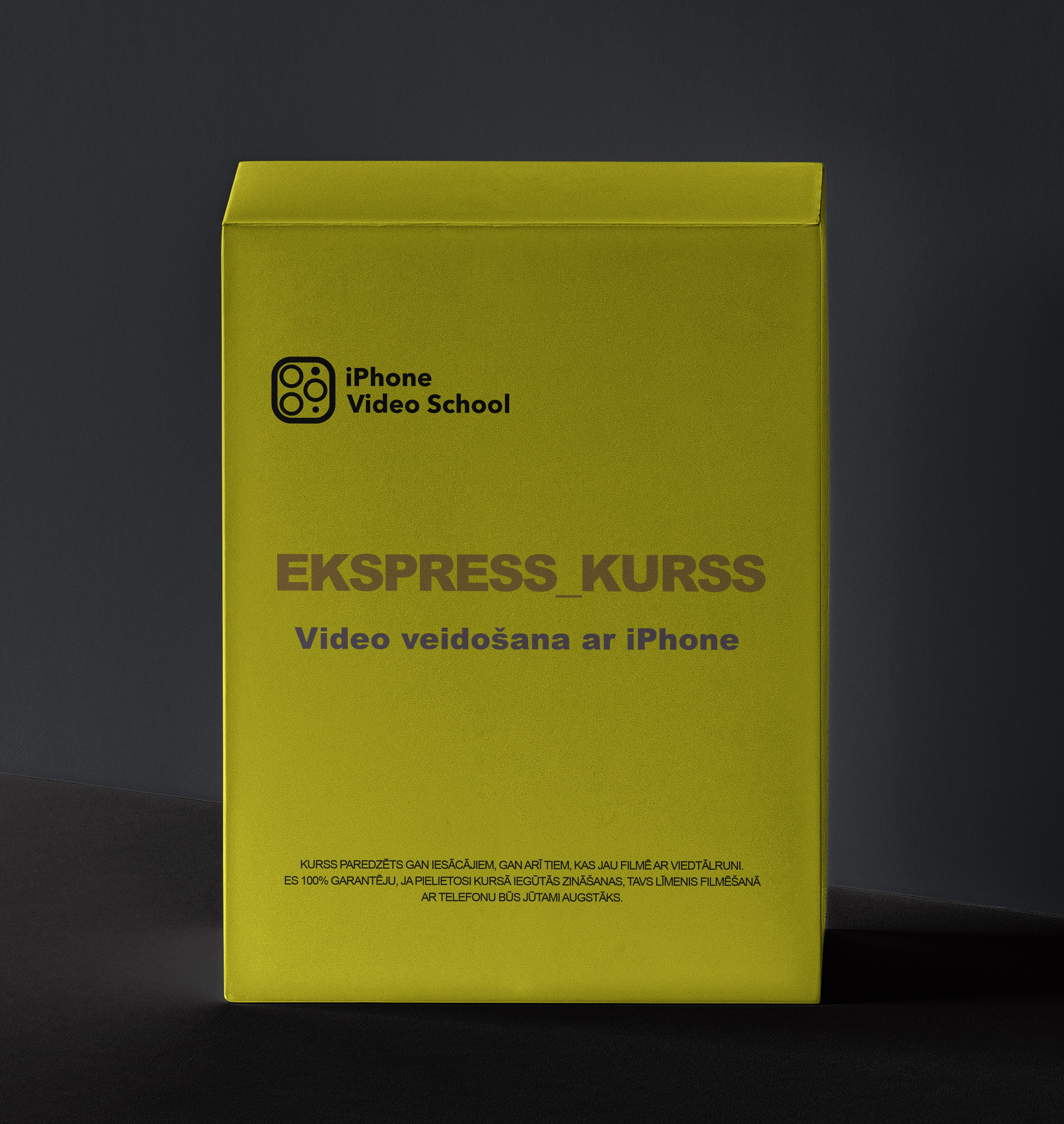 Ekspress KURSS _ iPhoneVideoSchool. Video shooting and creating with phone, iPhone Video School