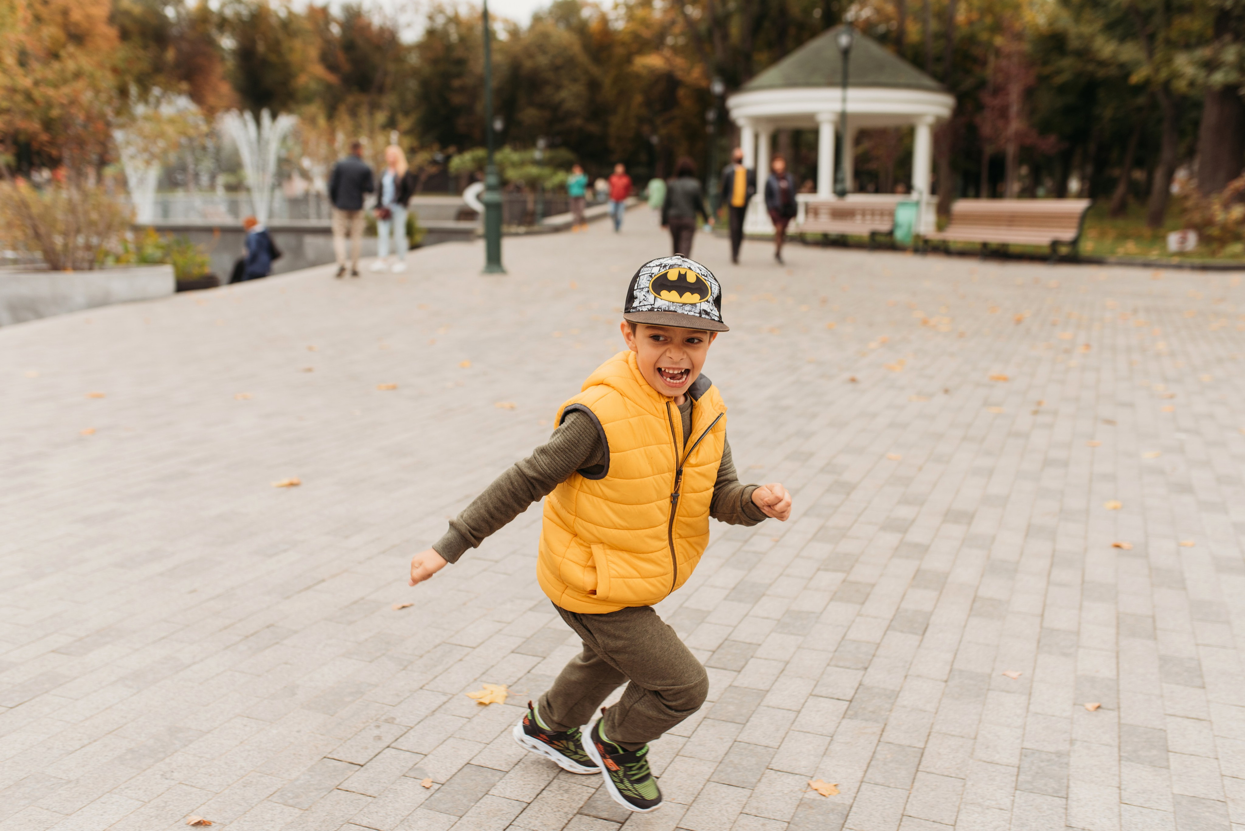 Herbst im Central Park. Familien- und Hochzeitsfotografin. Ich arbeite in Koblenz und Rheinlan