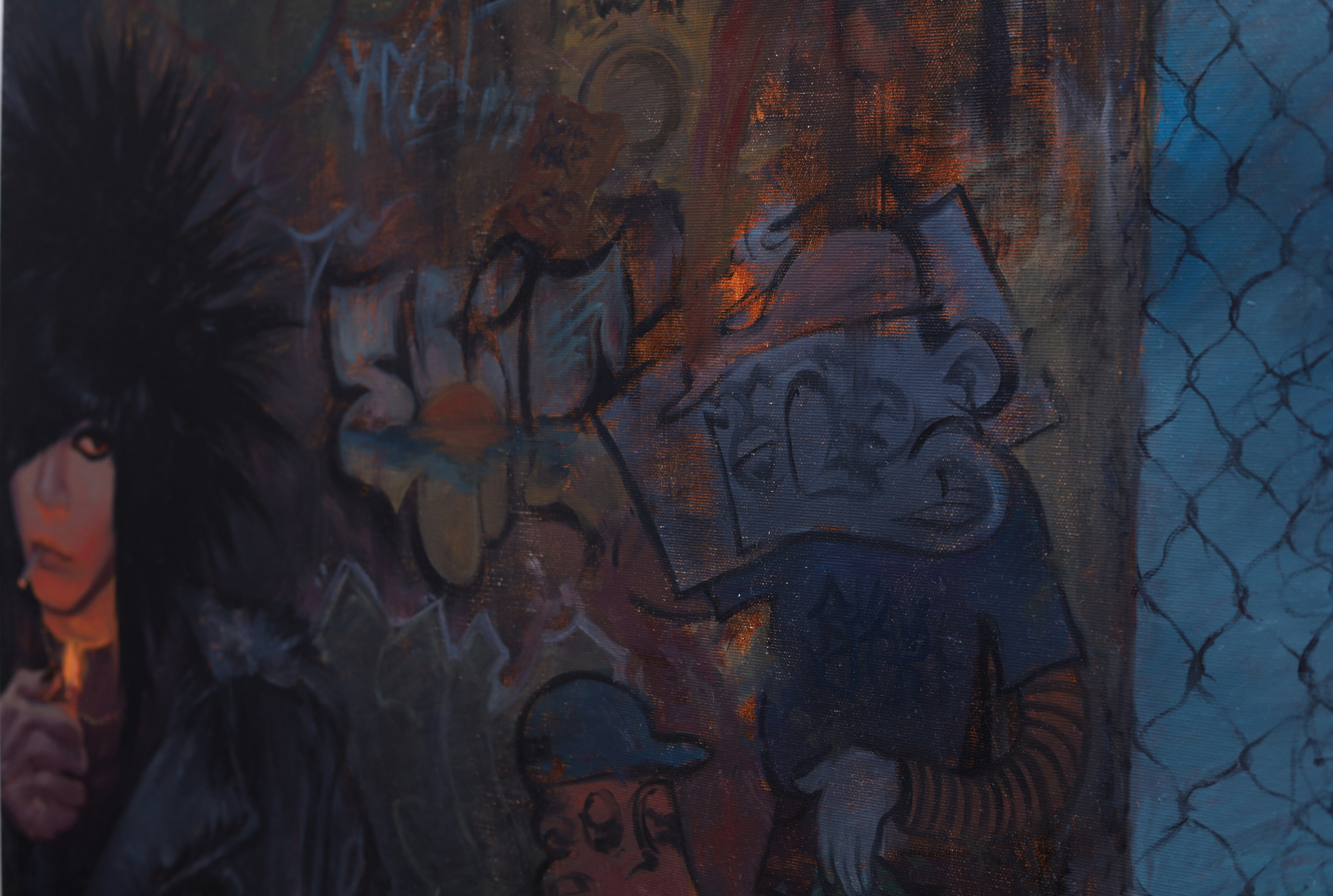 Twilight Portrait (six p.m.), oil on canvas, Barbara Cabral. Barbara Cabral