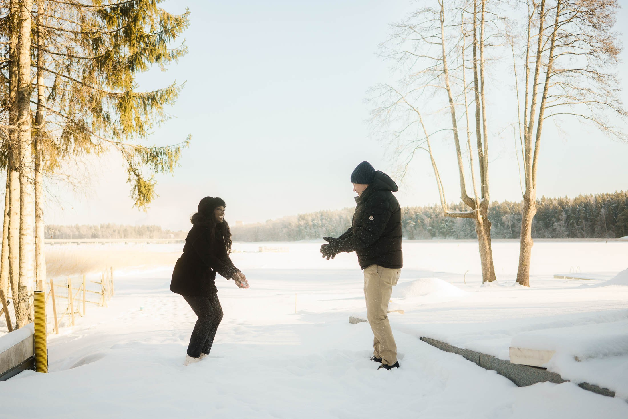 L&M, Kodin lämpöä ja talven taikaa, parikuvaus