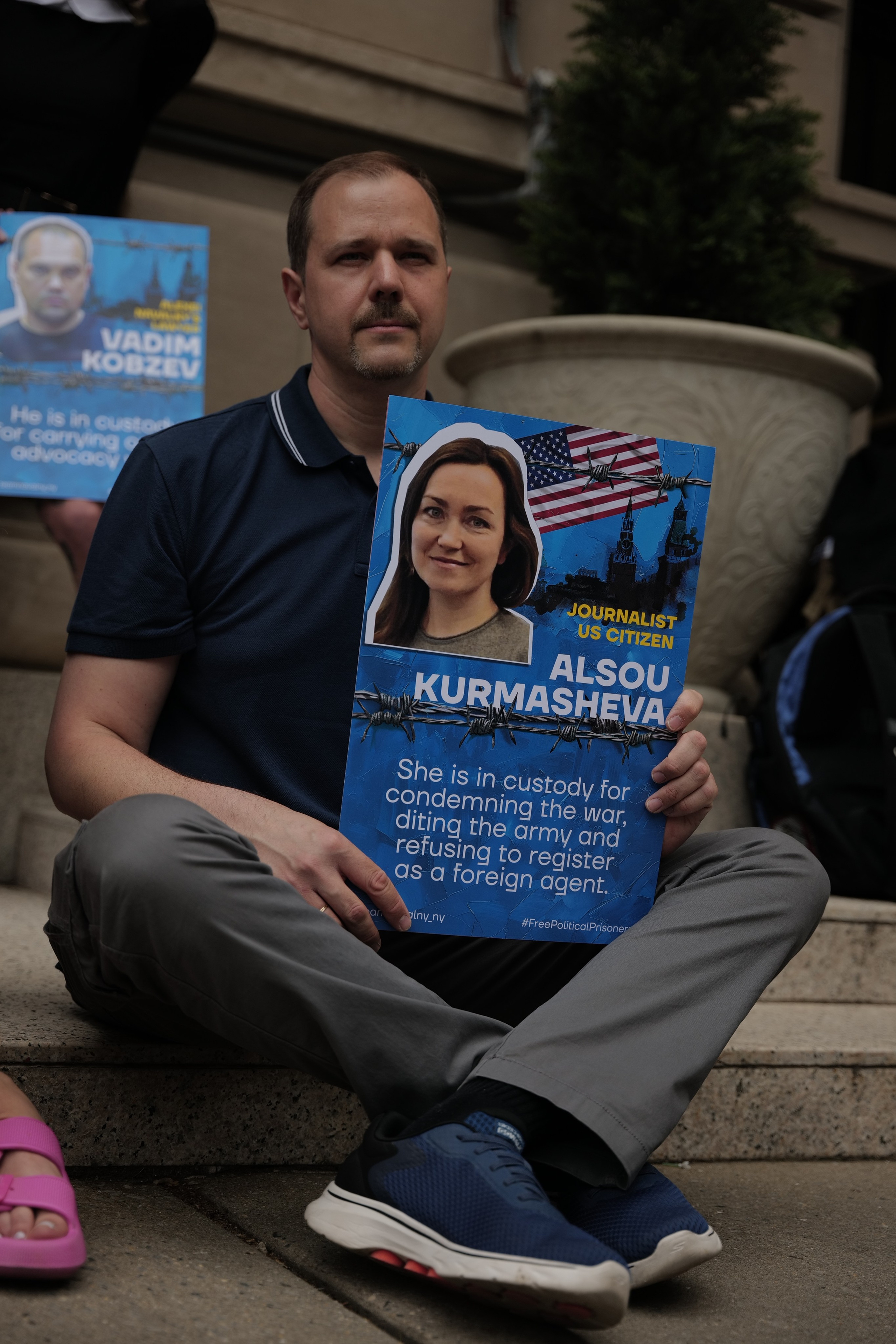 Rallies of team Navalny NY. Photographer New York / Los Angeles