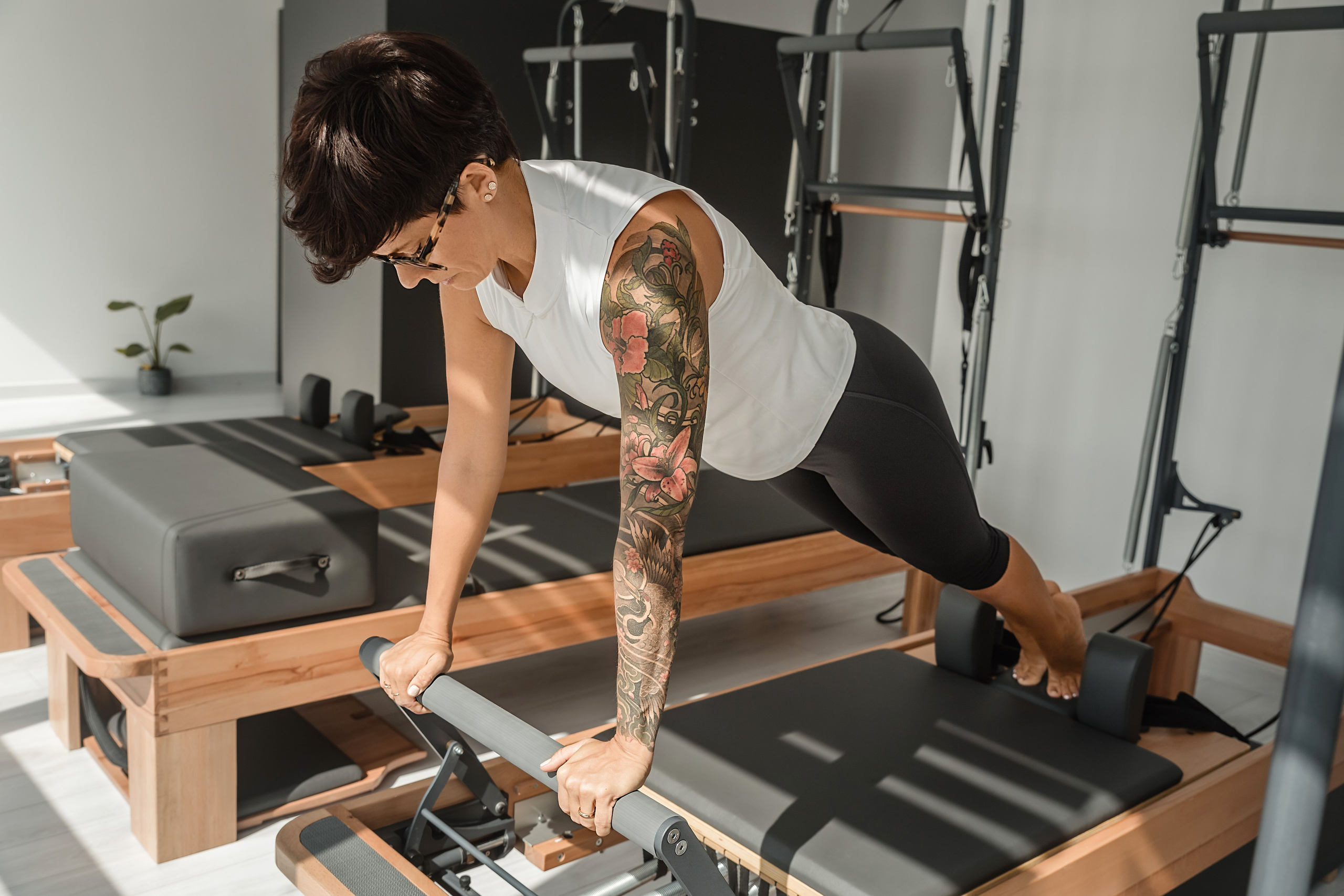 Photo session for a Pilates trainer