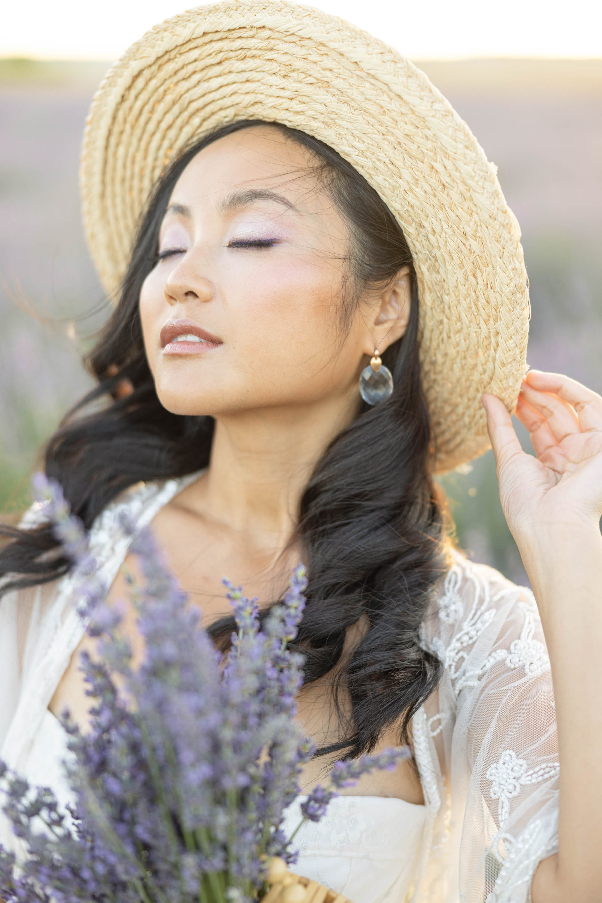 Dreamy Photoshoot in a Lavender Field. Julia Ganch I Fashion Wedding Photography I Cappadocia Turkey