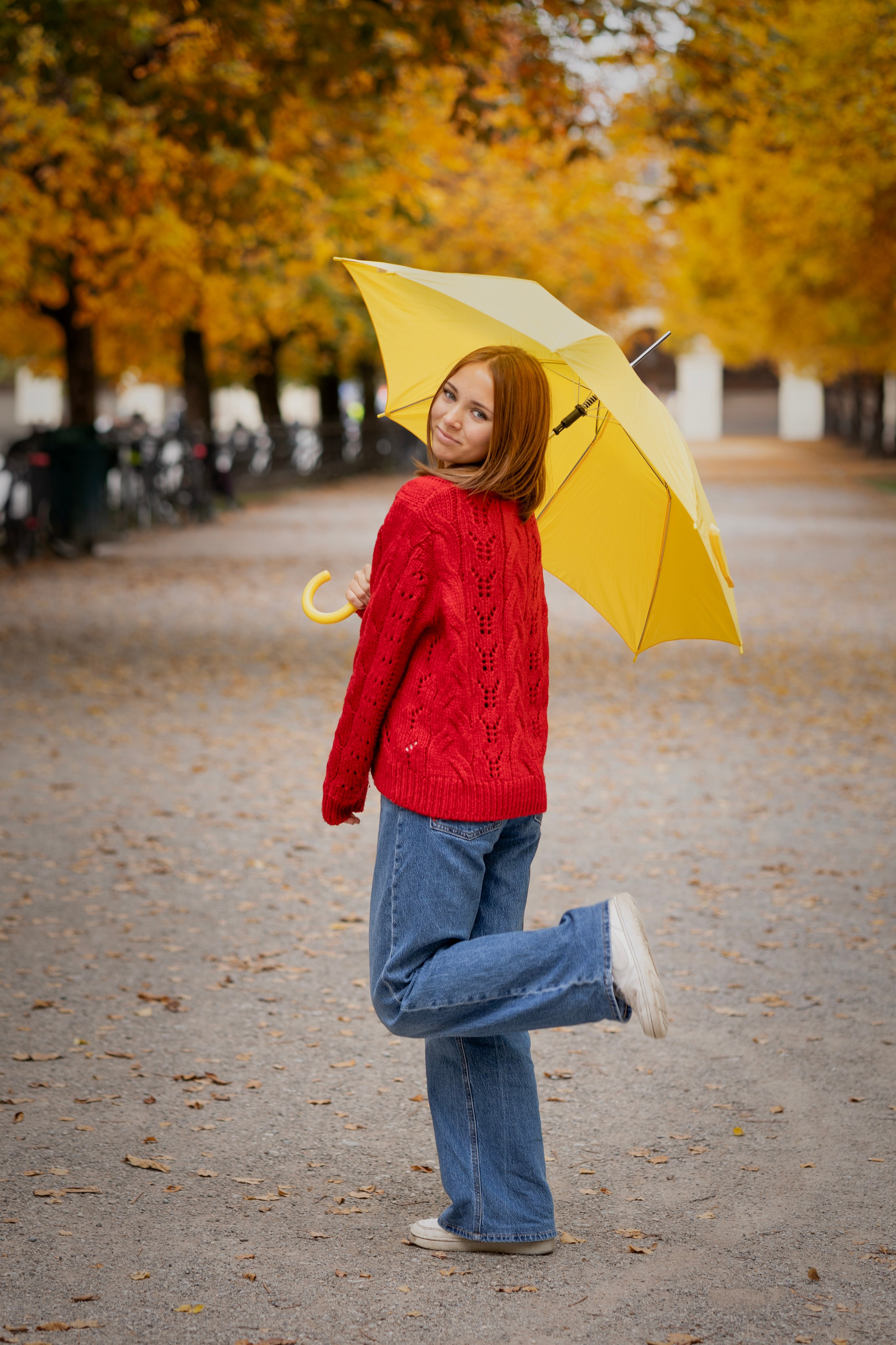Autumn. Photographer in Munich