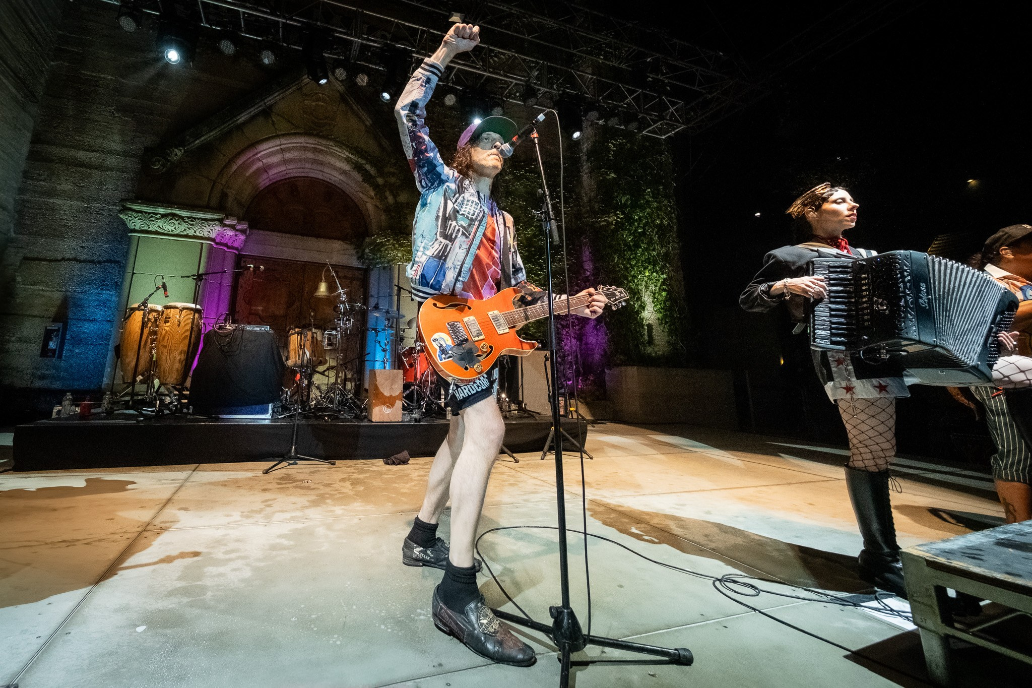GOGOL BORDELLO / SARATOGA / CA. Reportage concert portrait photography in the San Francisco Bay Area