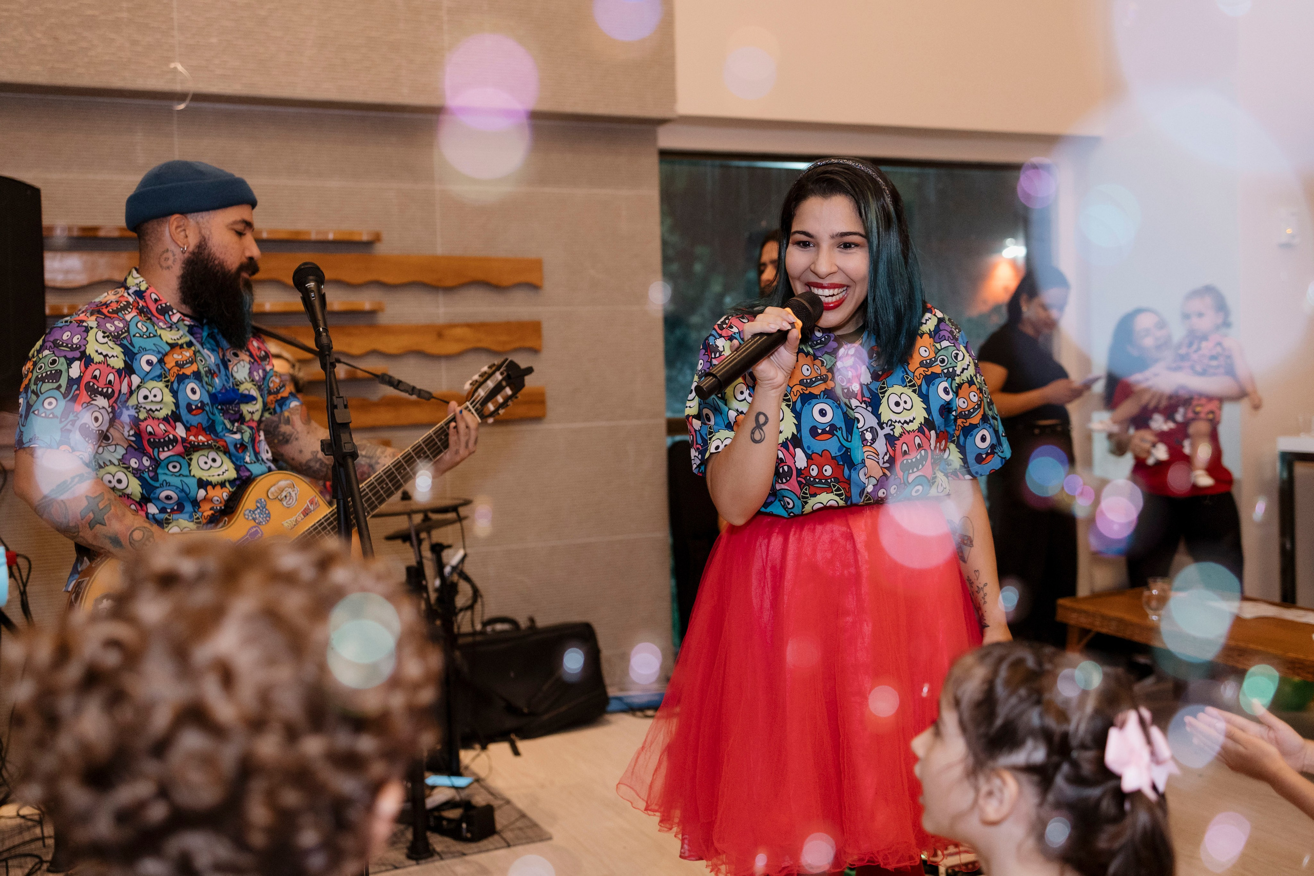 Festa infantil com música ao vivo