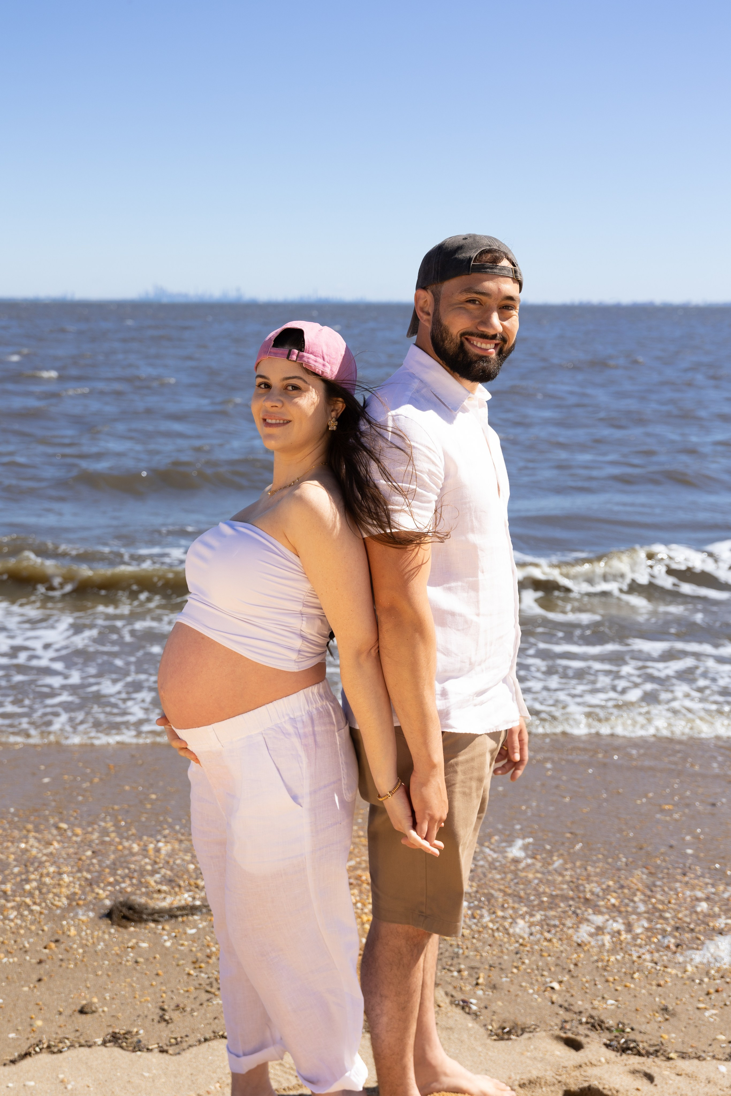 Beachside Maternity at Ideal Beach, NJ. Family, lifestyle, and commercial photography in New York and New Jersey