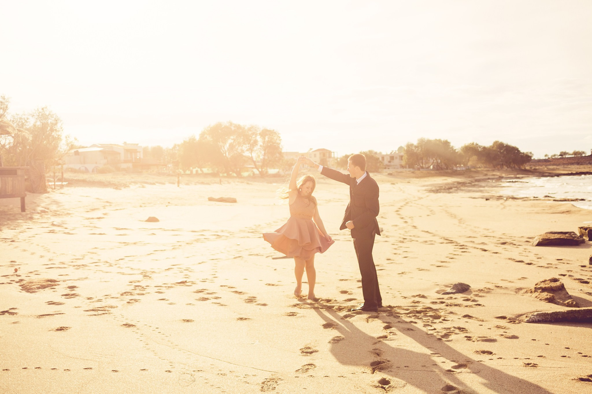 Ronalds & Svetlana, Crete. Denny Savon — Photographer in Santorini | Weddings, Love Stories & Flying Dress