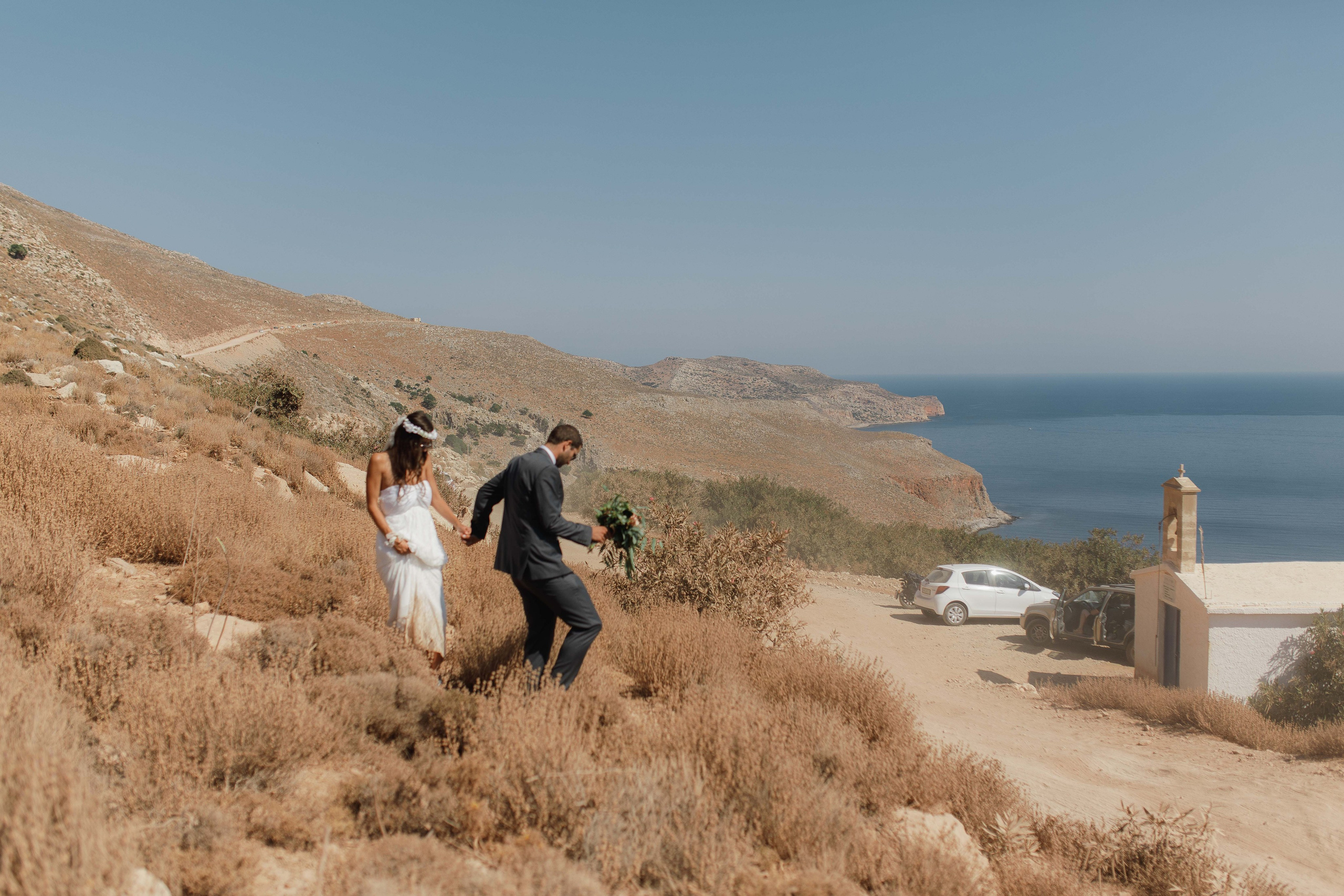 Marino & Steffi, Crete. Denny Savon — Photographer in Santorini | Weddings, Love Stories & Flying Dress