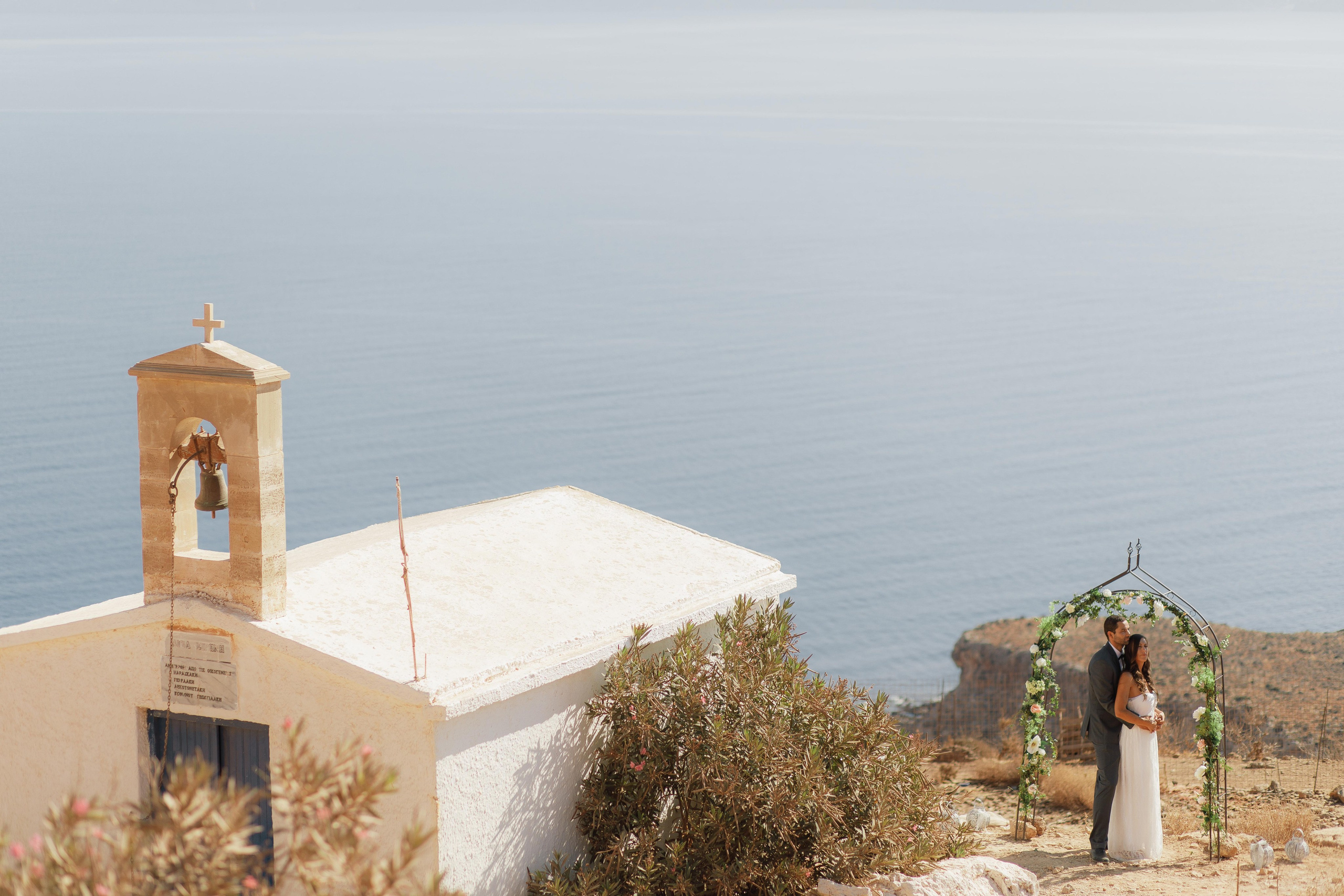 Marino & Steffi, Crete. Denny Savon — Photographer in Santorini | Weddings, Love Stories & Flying Dress