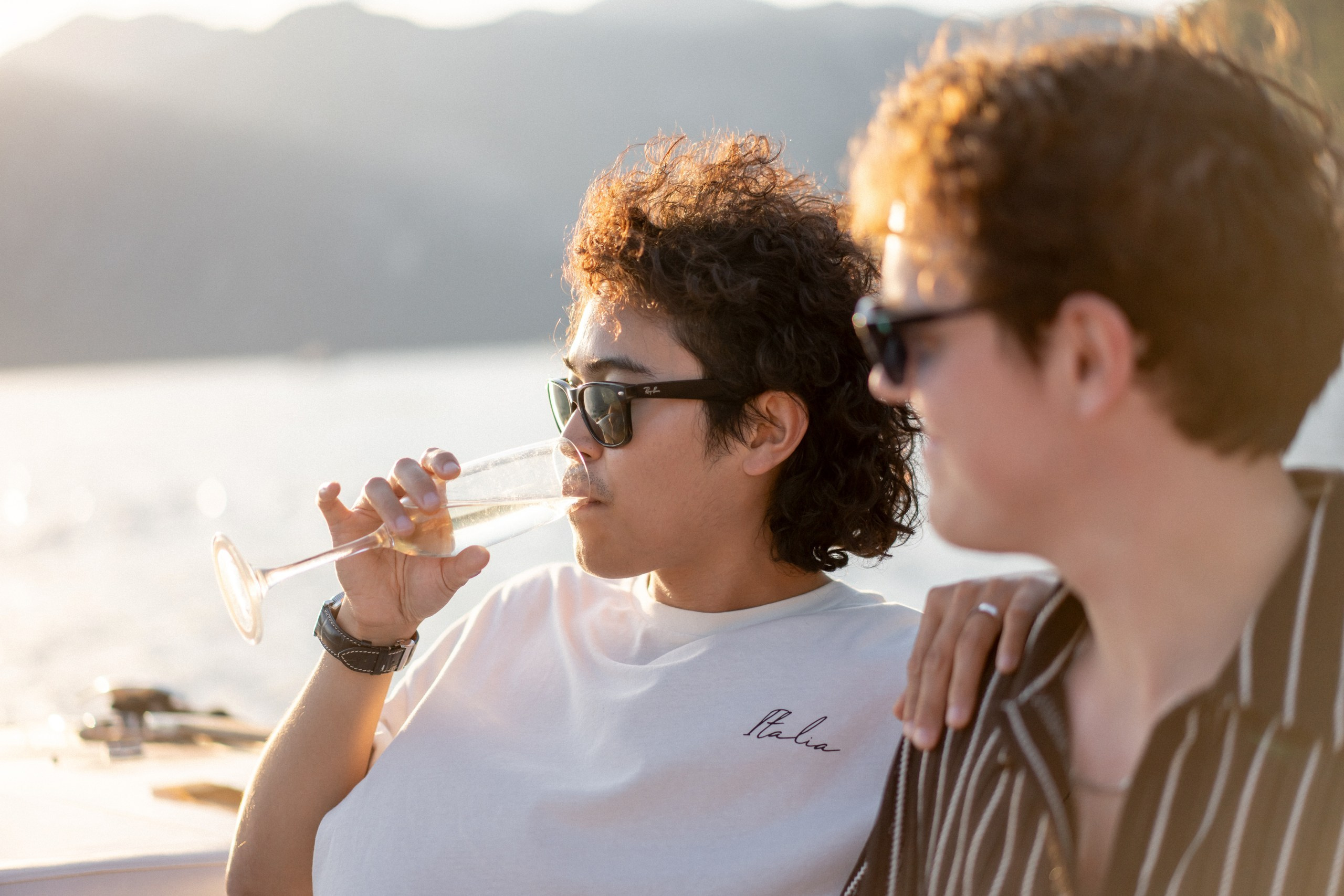Perast Boat Proposal. Trouwfotograaf & videograaf in Montenegro | Maria & Vasilii