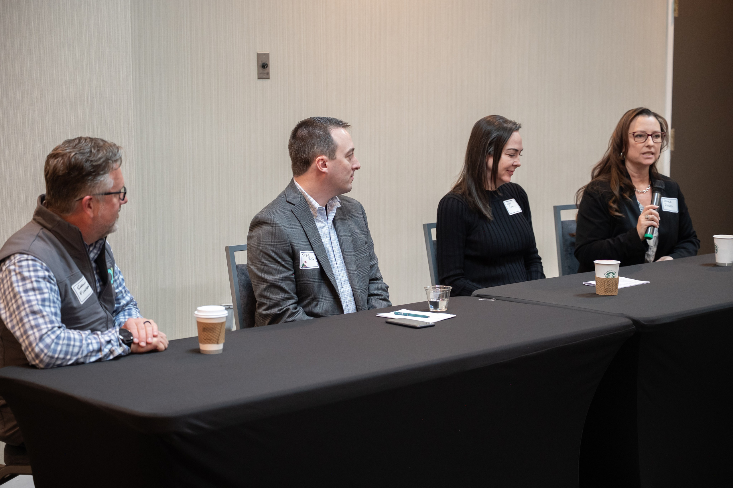 Executive Roundtable networking. Portrait photographer in Charlotte, North Carolina