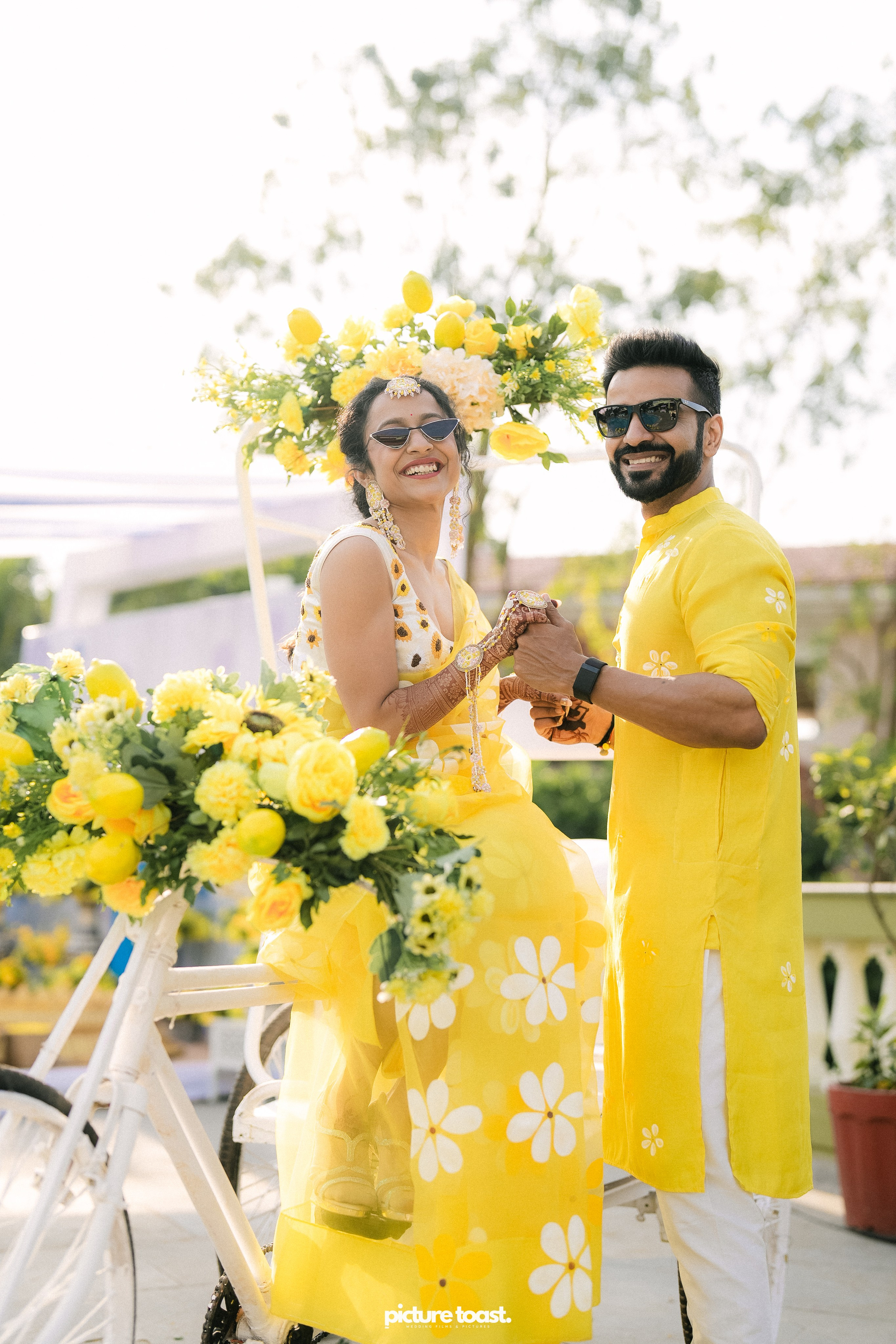 Haldi Hues Ft. Baebie & Goyal. Fine art Wedding Photographers in India & Canada