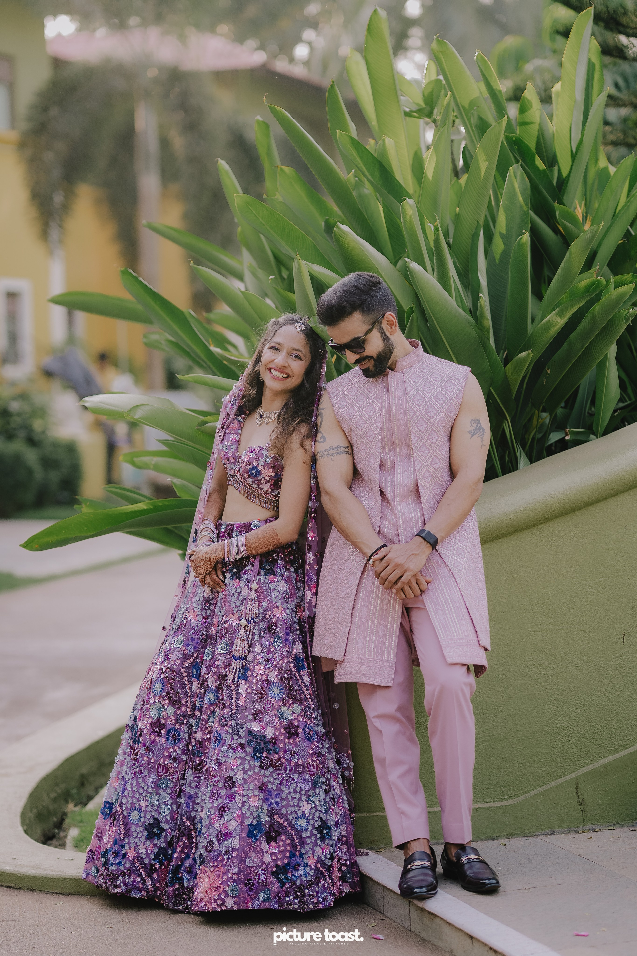 Varamala Ft. Barbie & Aneesh. Fine art Wedding Photographers in India & Canada