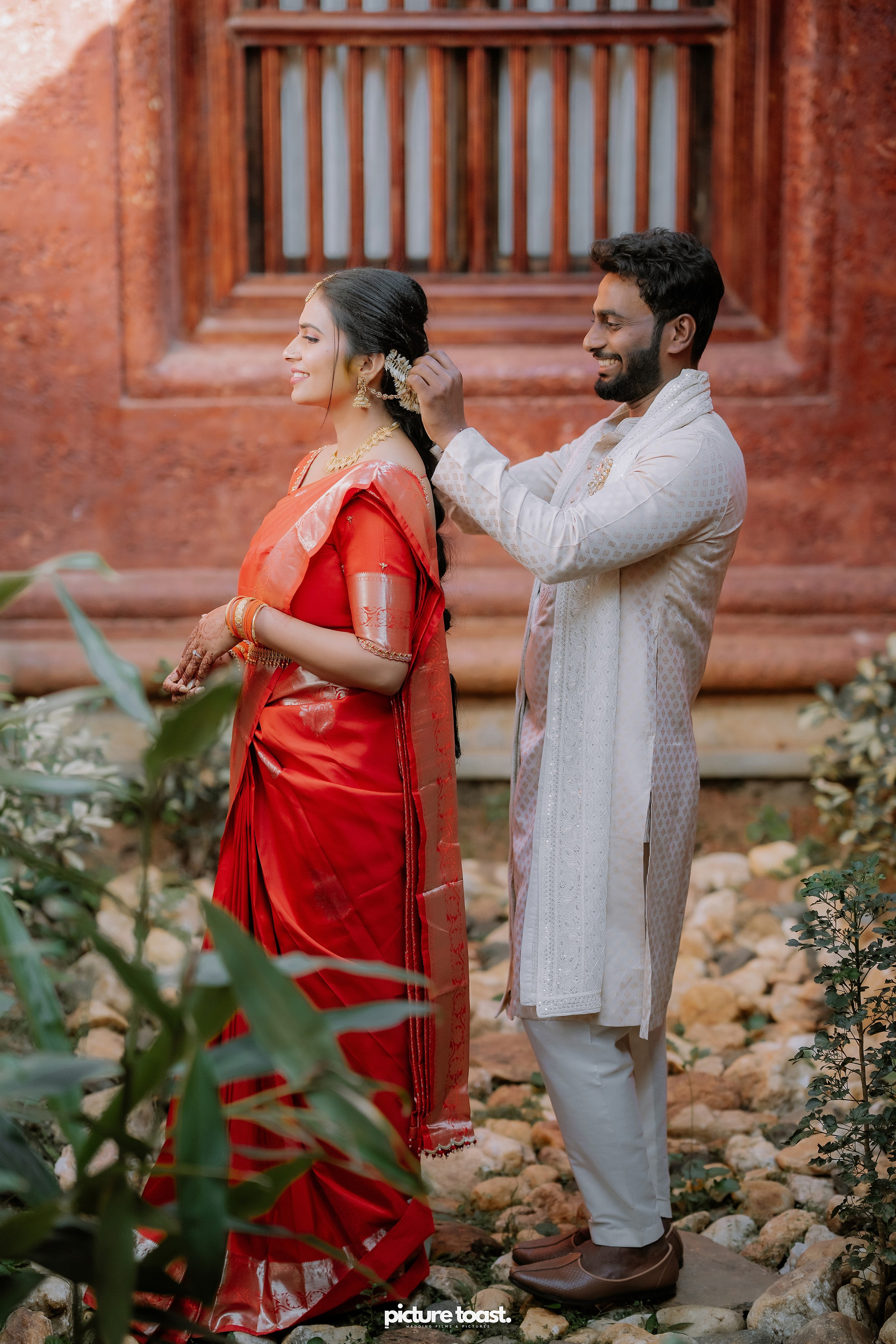Wrapped in love and tradition. Fine art Wedding Photographers in India & Canada