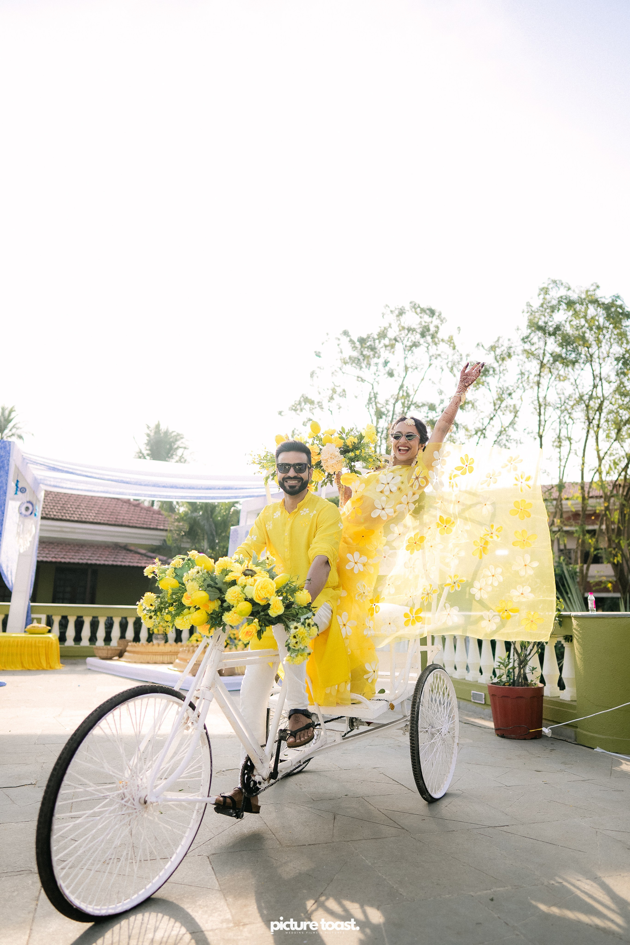 Haldi Hues Ft. Baebie & Goyal. Fine art Wedding Photographers in India & Canada