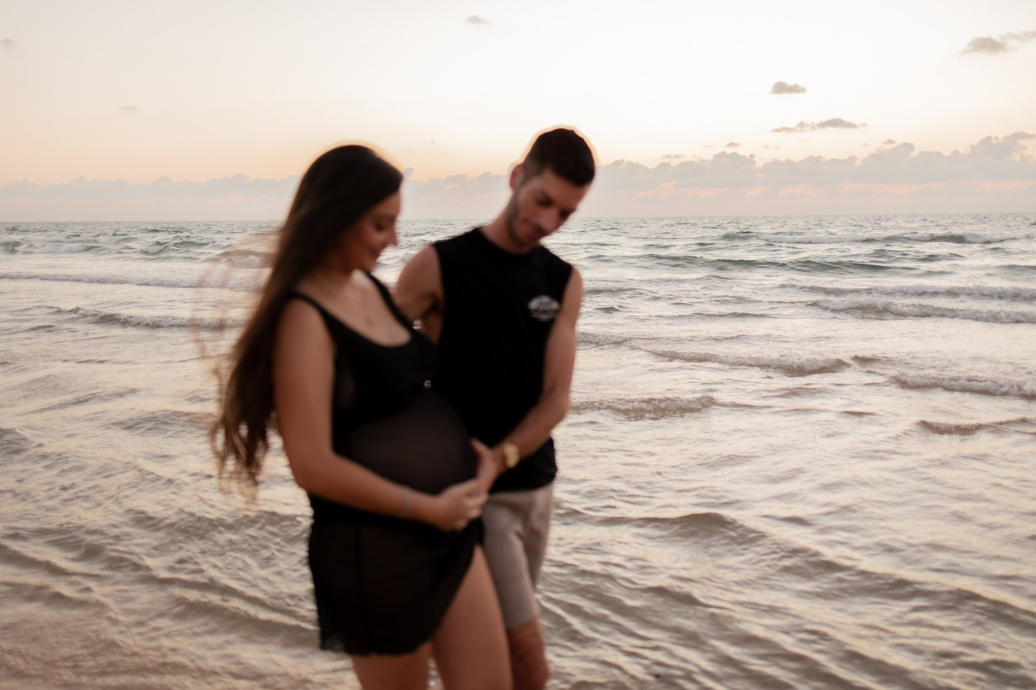 צילומי הריון שקיעה. דף בית