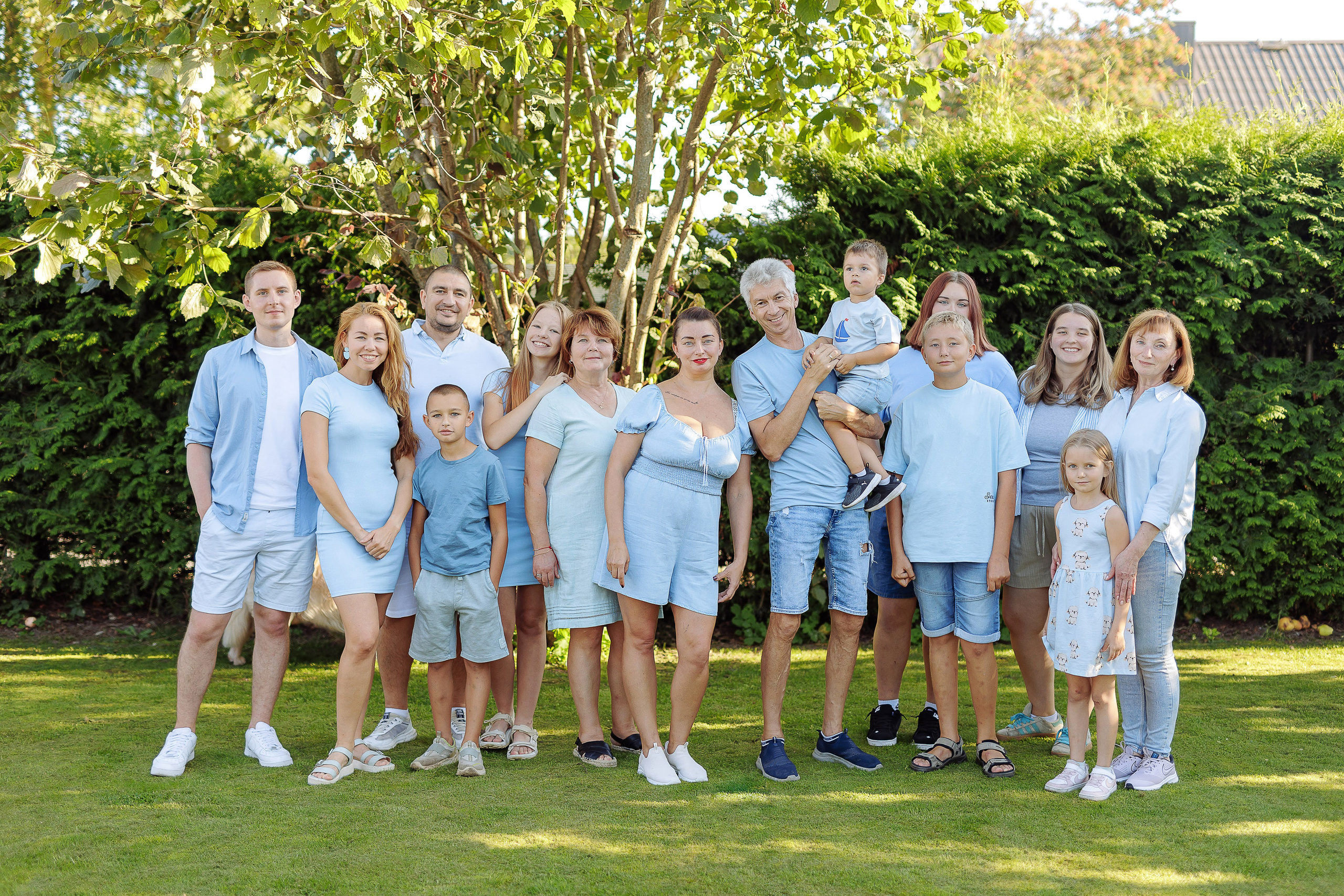 Съемка большой семьи. Семейный и портретный фотограф в Эстонии Наталья Фрейманис