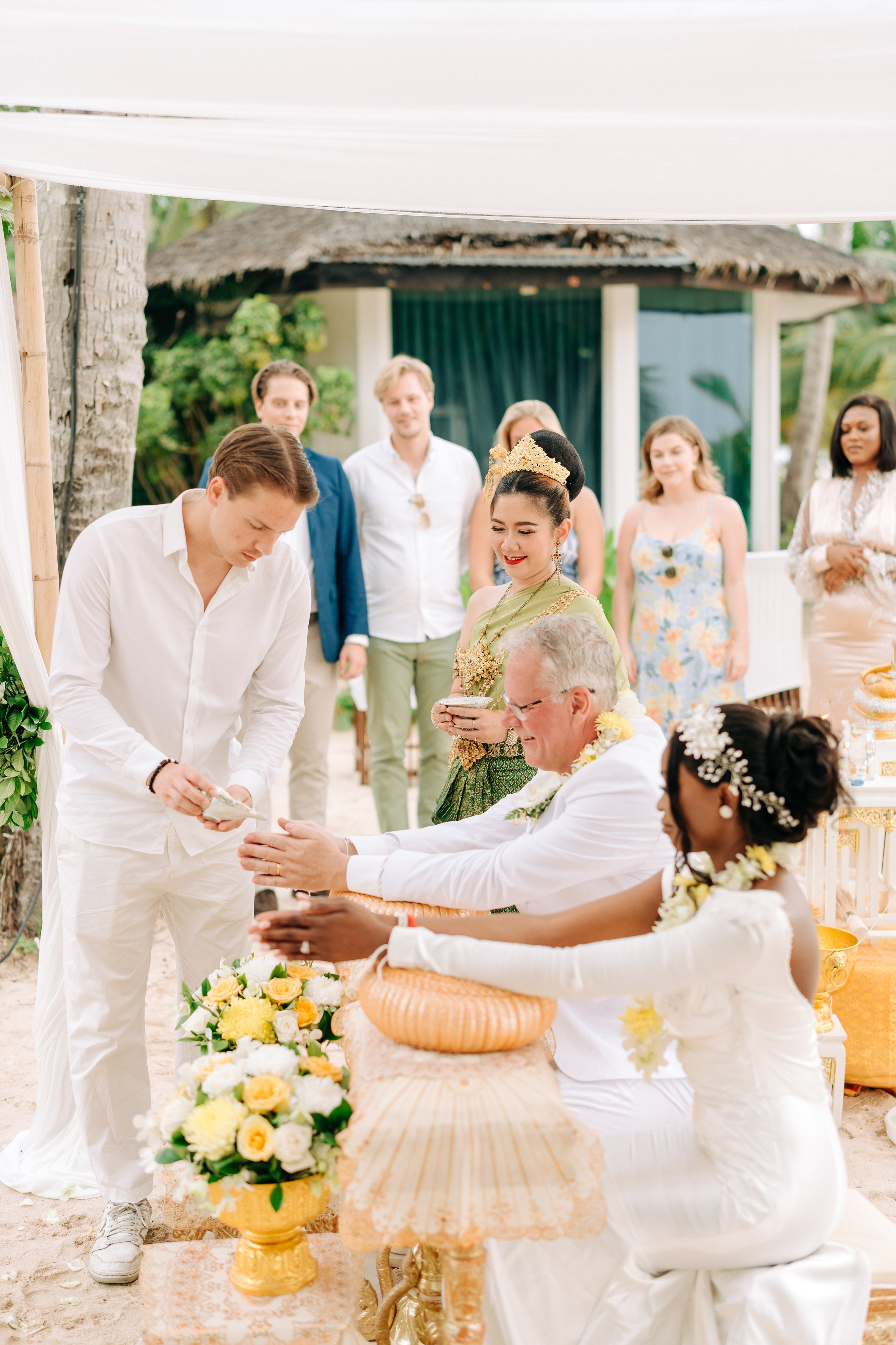 GRACE & MARTIN. Буддийская свадебная церемония на Самуи, Таиланд